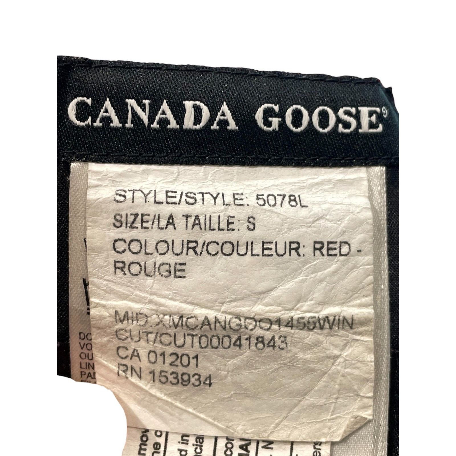Canada Goose Canada Goose Red Puffer Jacket Size US S / EU 44-46 / 1 - 3 Thumbnail