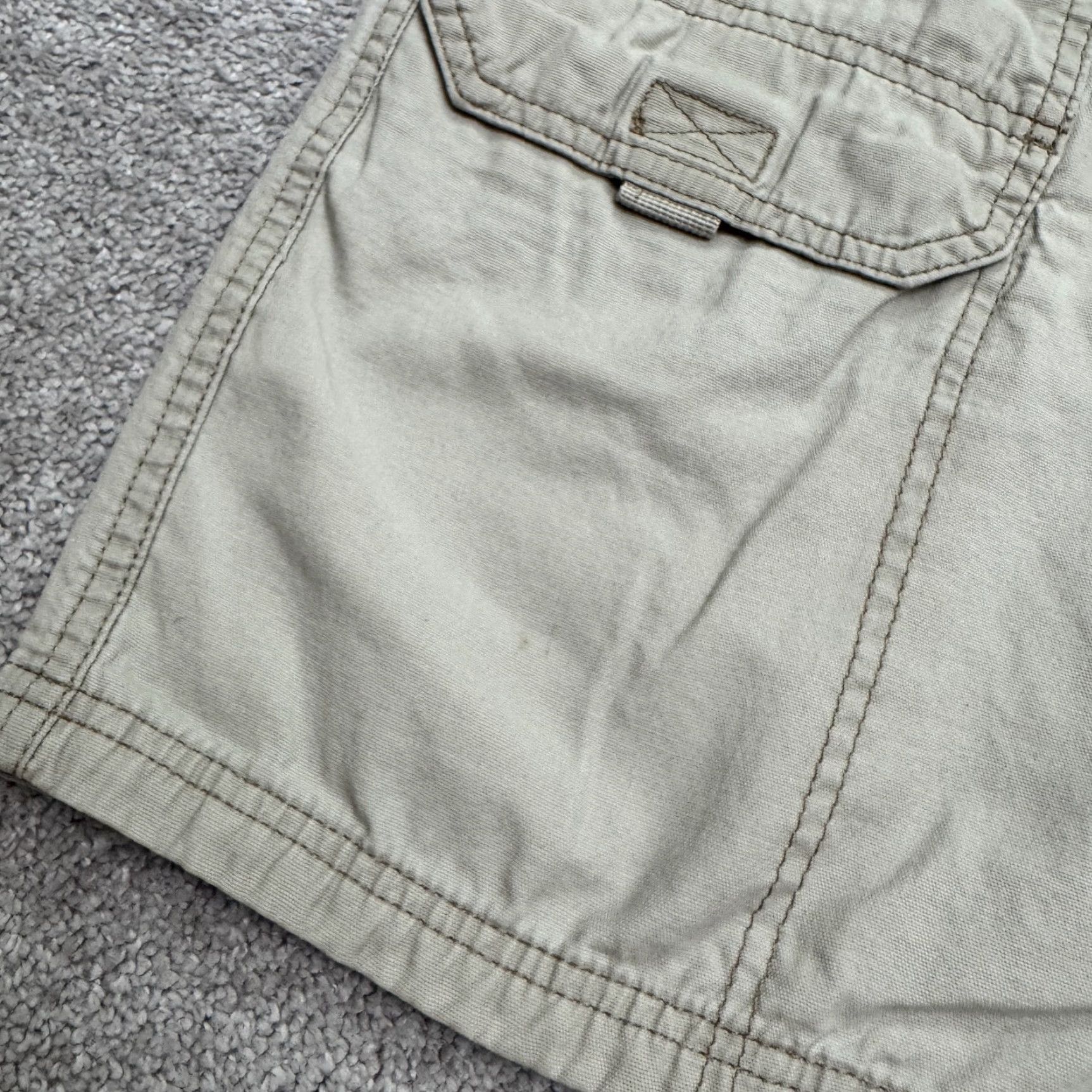 Wrangler Wrangler Cargo Shorts Mens 42 Tan Khaki Cotton Canvas Outdoor Hiking Trail Size US 42 / EU 58 - 7 Thumbnail