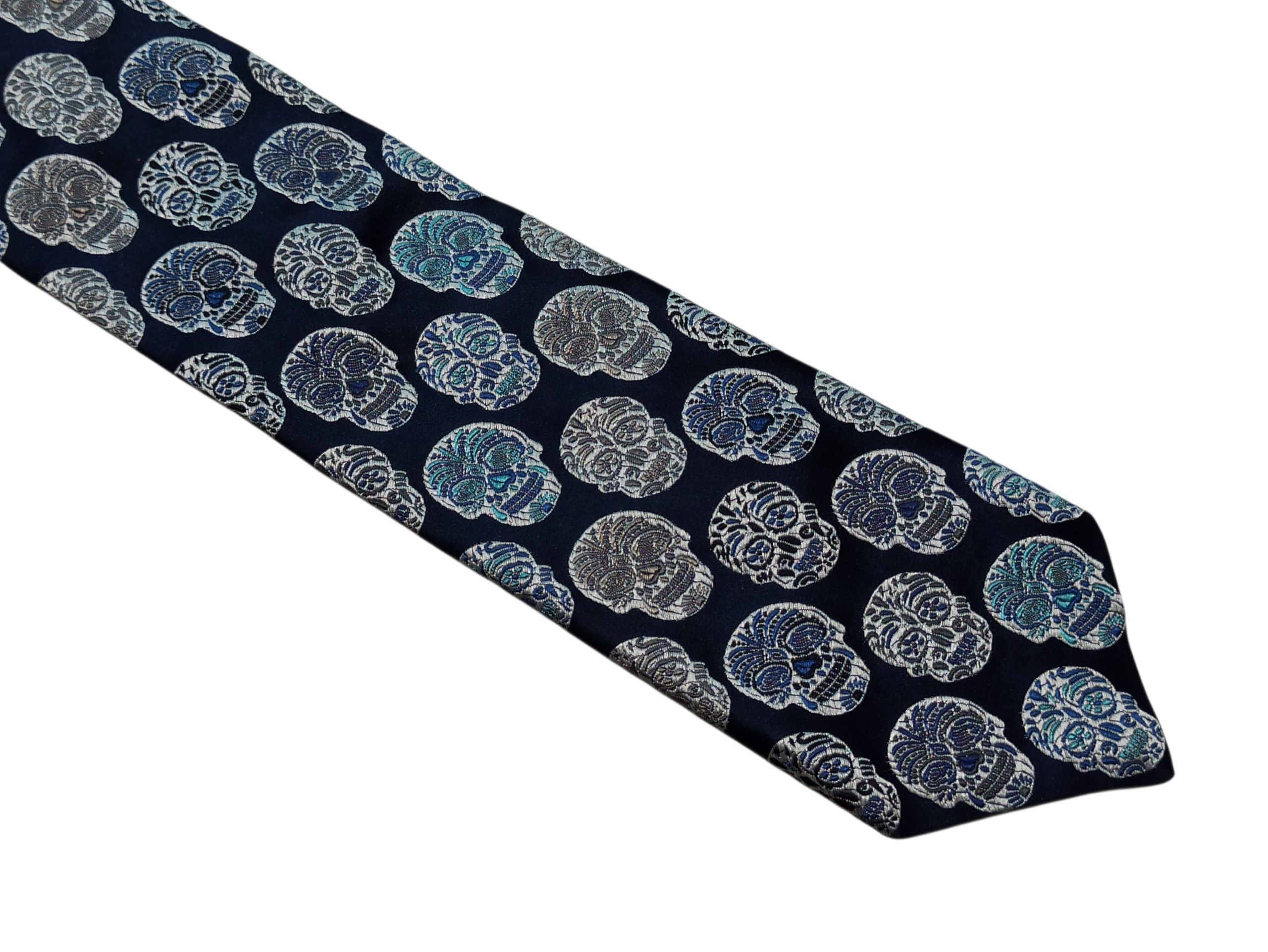 Other Van Buck Platinum Silk Skull Tie Limited Edition 1/100 Size ONE SIZE - 7 Thumbnail