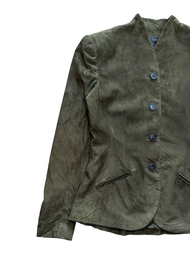 Polo Ralph Lauren Polo Ralph Lauren Slim Fit Suede Leather Jacket Size XS / US 0-2 / IT 36-38 - 2 Thumbnail