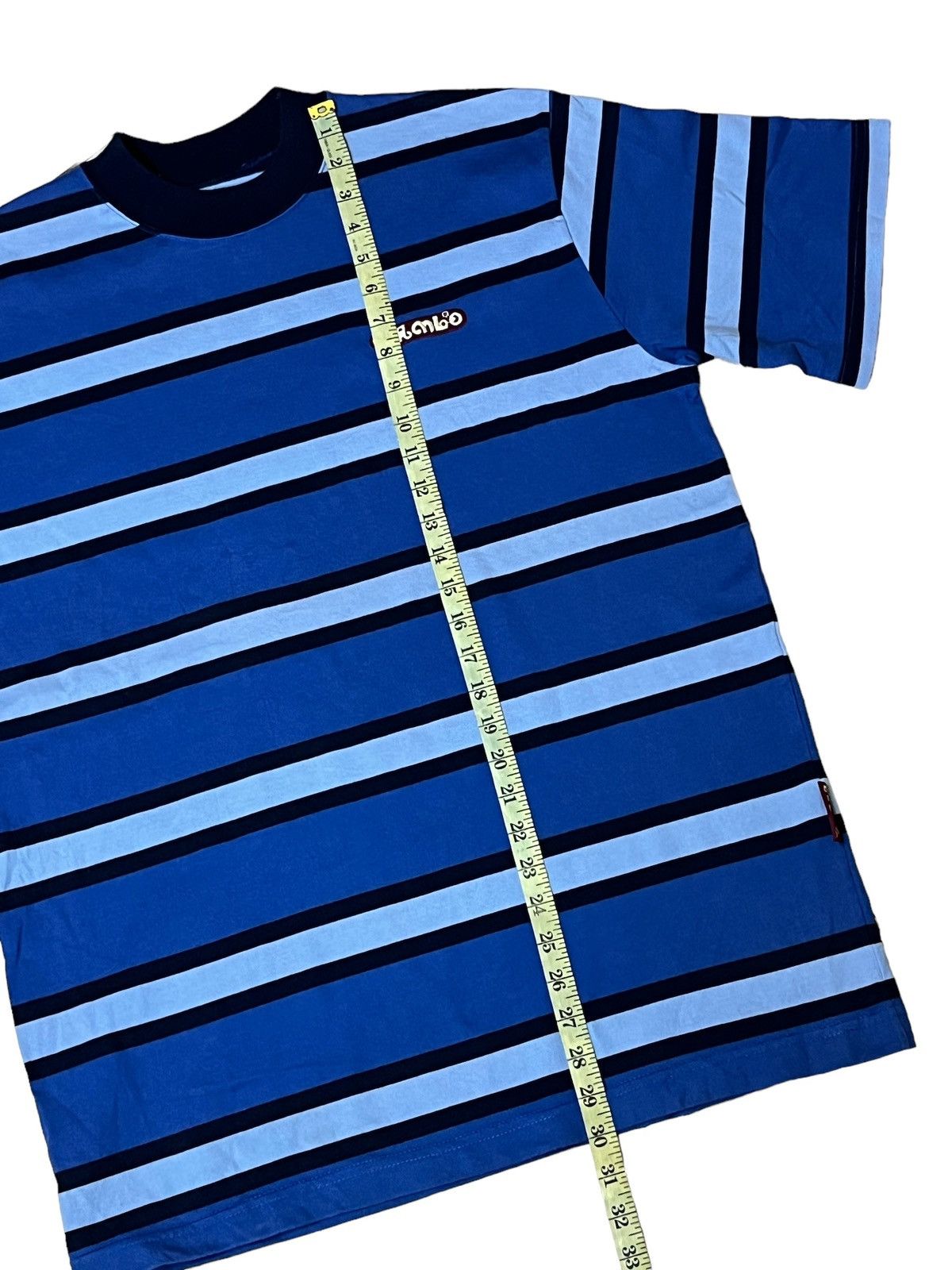 Mambo VINTAGE MAMBO SMALL LOGO STRIPED TEE SHIRT Size US L / EU 52-54 / 3 - 8 Thumbnail