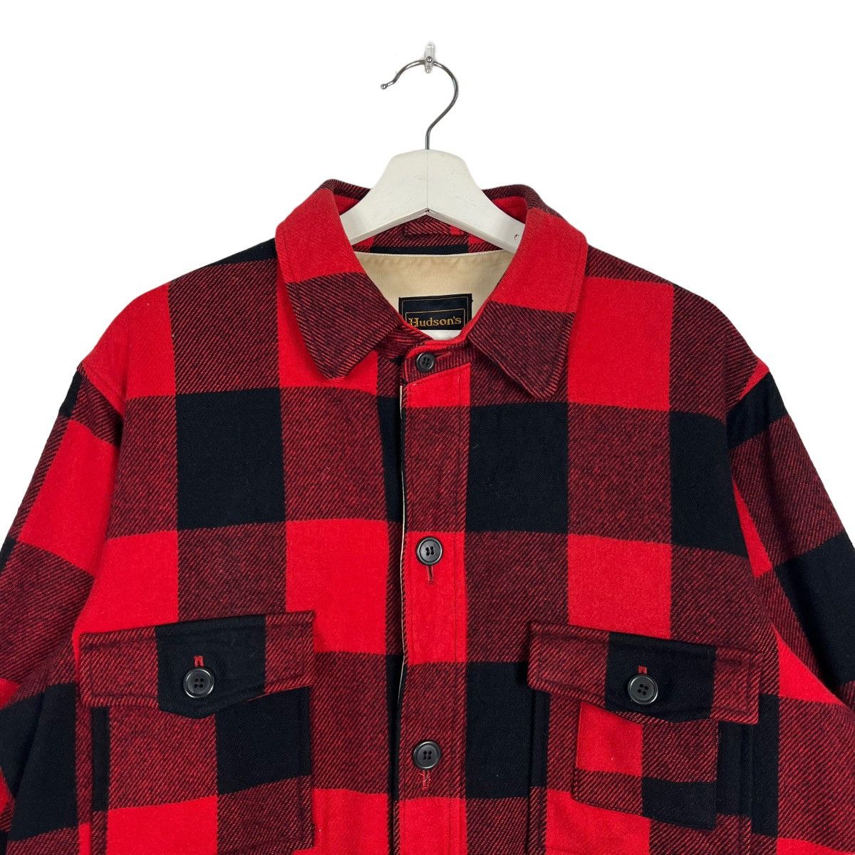 Toyo Enterprises 🔥 VINTAGE HUDSONS PLAID HUNTING WOOL MACKINAW Size US L / EU 52-54 / 3 - 5 Thumbnail