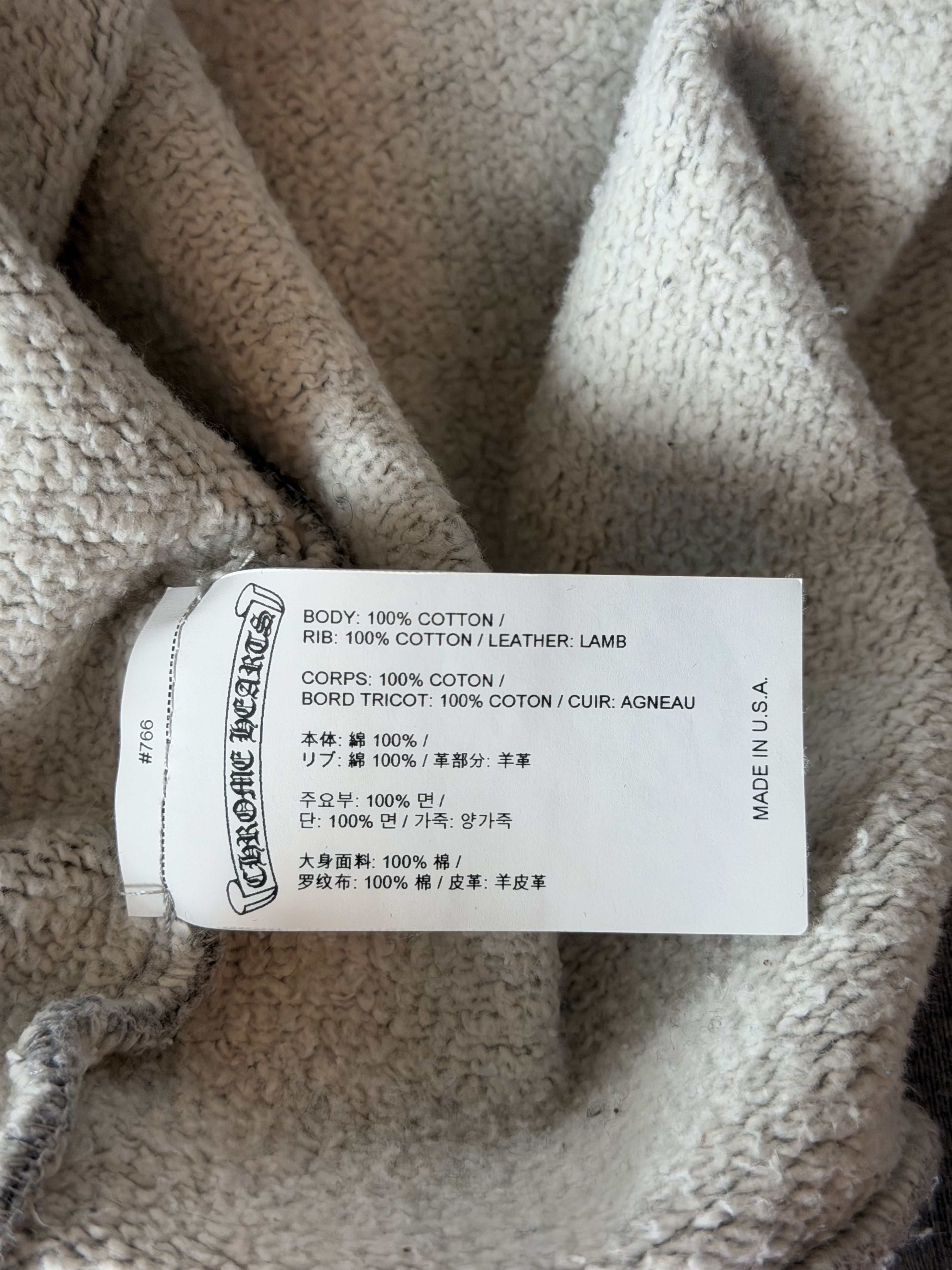 Chrome Hearts Grey & Black Triple Cross Patch Paper Jam Sweater Size US L / EU 52-54 / 3 - 4 Thumbnail