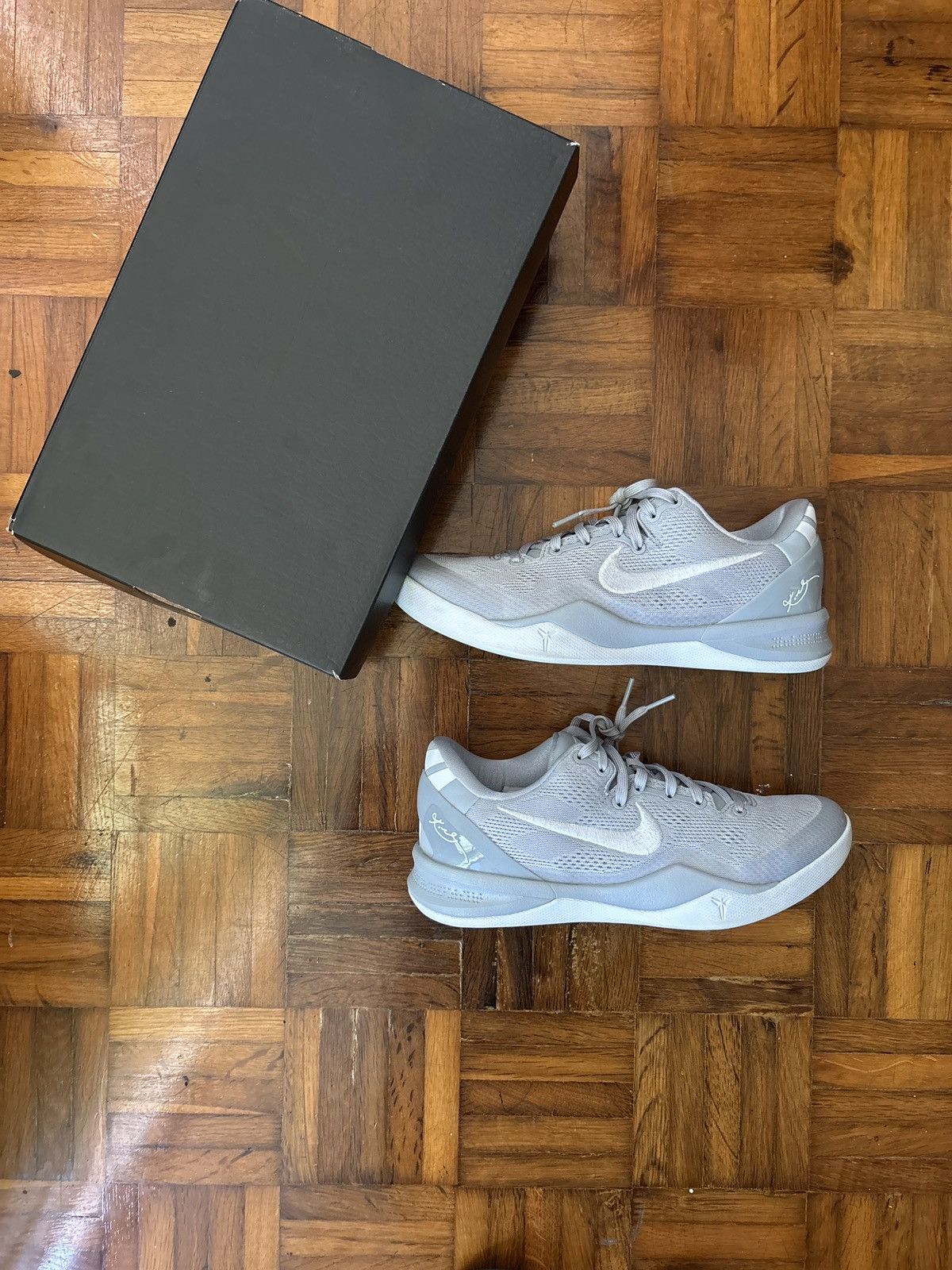 Nike Kobe 8 Protro Wolf Grey Size US 8 / EU 41 - 2 Thumbnail