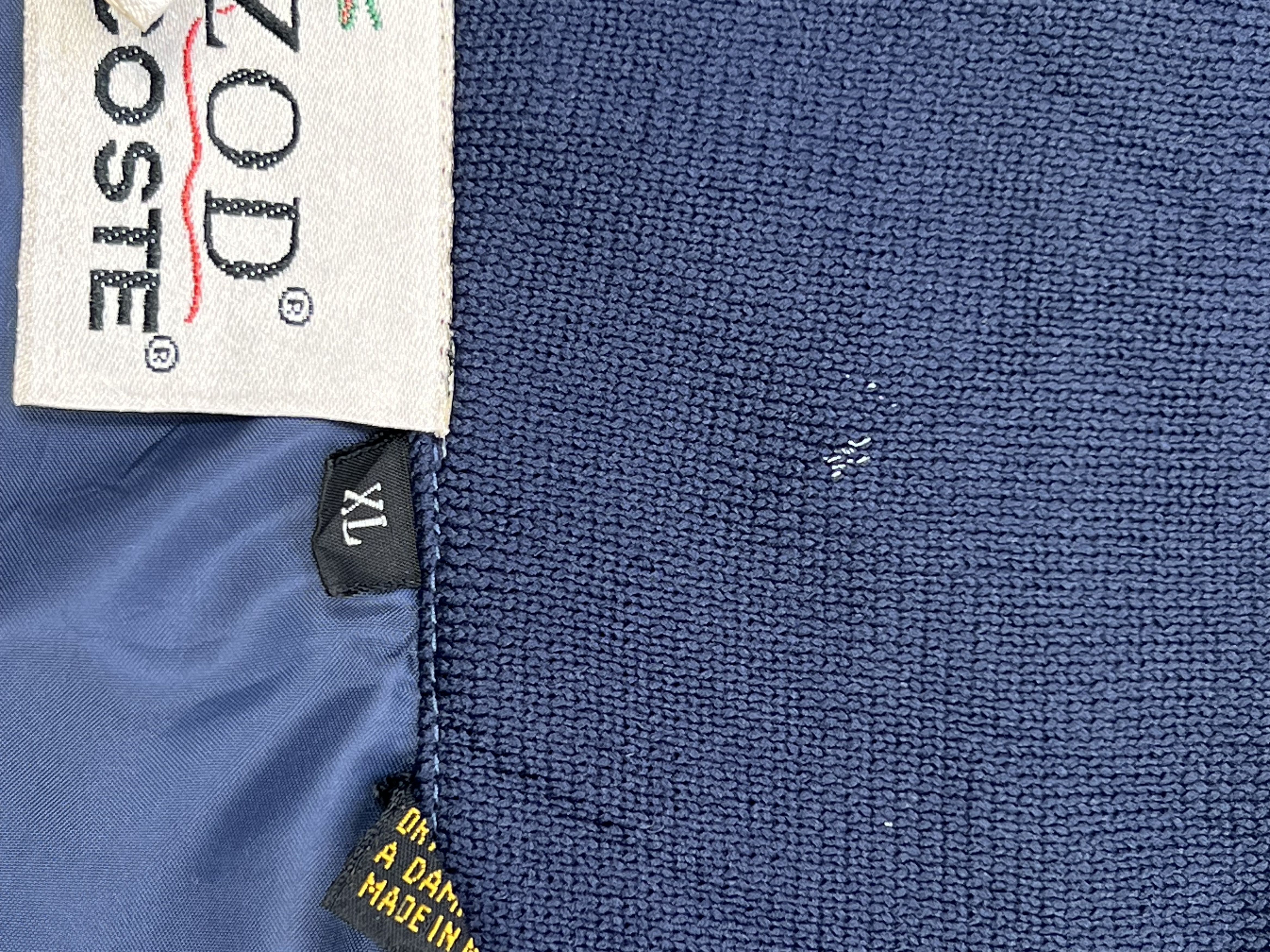 Lacoste Vintage IZOD Lacoste Windbreaker Bomber Jacket XL Blue Croco Size US XL / EU 56 / 4 - 15 Thumbnail