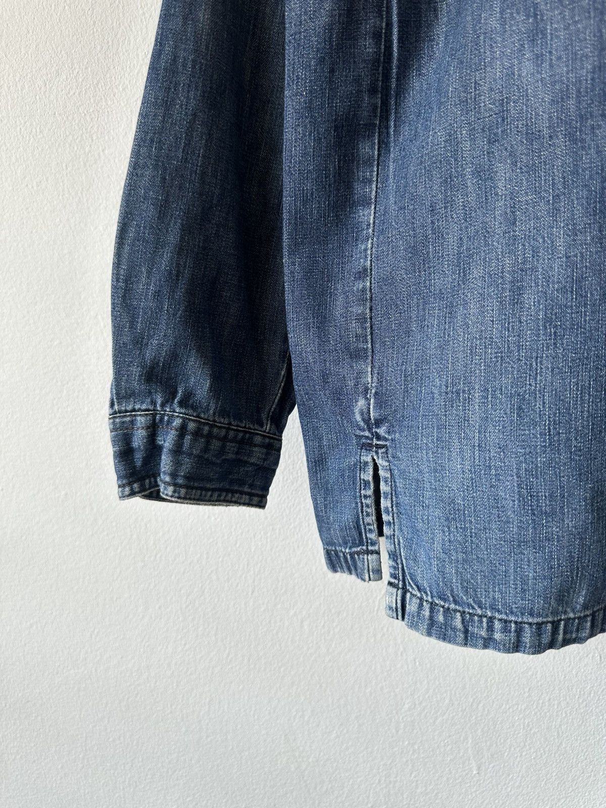 Marithe + Francois Girbaud Vintage Marithé François Girbaud Denim Western Shirt Size US M / EU 48-50 / 2 - 8 Thumbnail