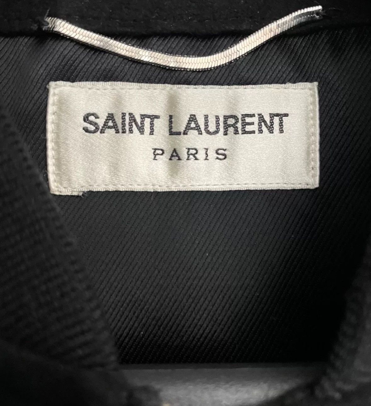 Saint Laurent Paris × Yves Saint Laurent Saint Laurent SLP genuine lambskin plush leather jacket Size US M / EU 48-50 / 2 - 4 Thumbnail
