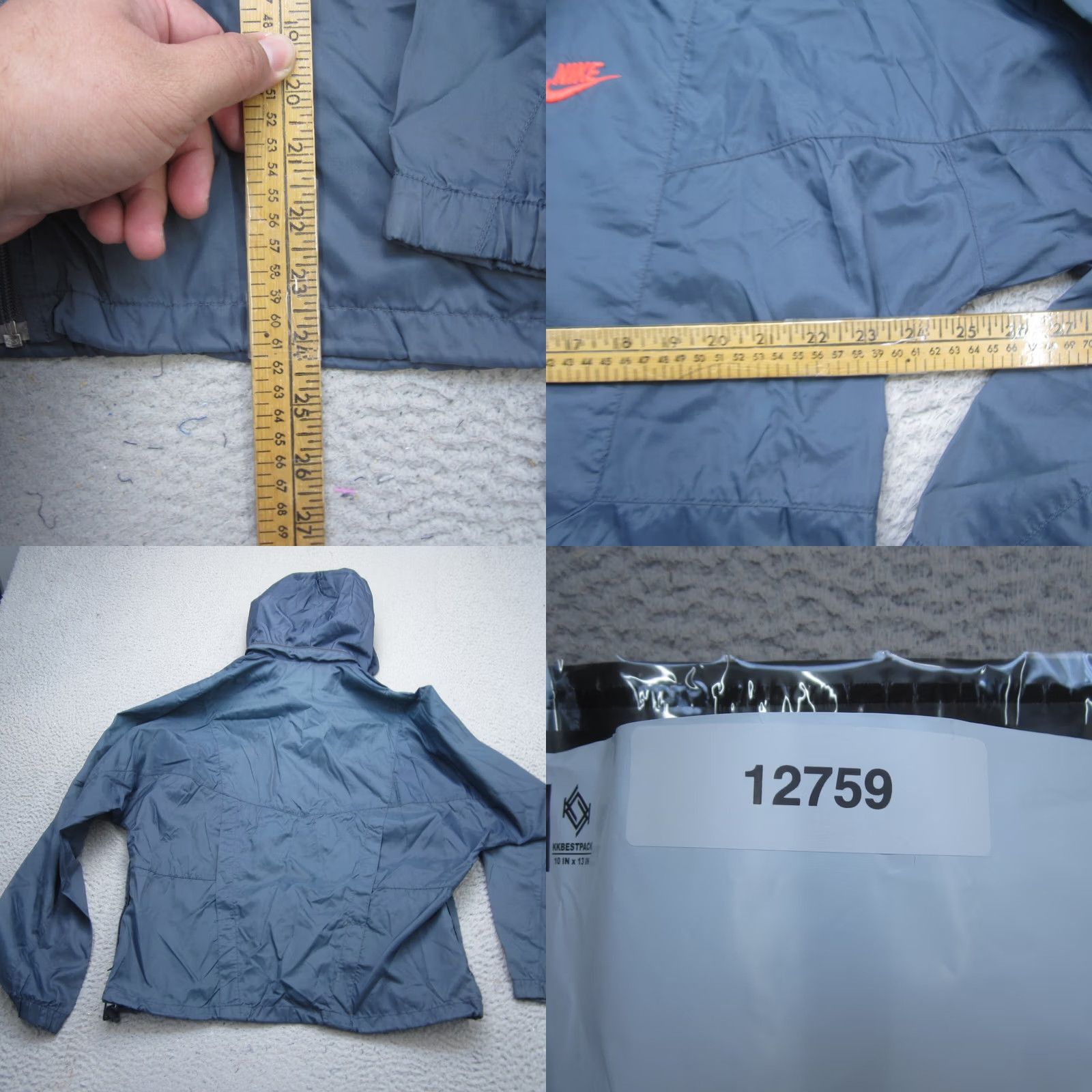 Nike VINTAGE Nike Jacket Mens S Blue Logo Windbreaker Track Nylon Running Gym Y2K Size US S / EU 44-46 / 1 - 8 Thumbnail