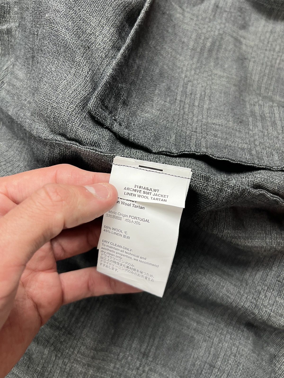 Our Legacy Our legacy Linen wool tartan jacket Size US M / EU 48-50 / 2 - 4 Thumbnail