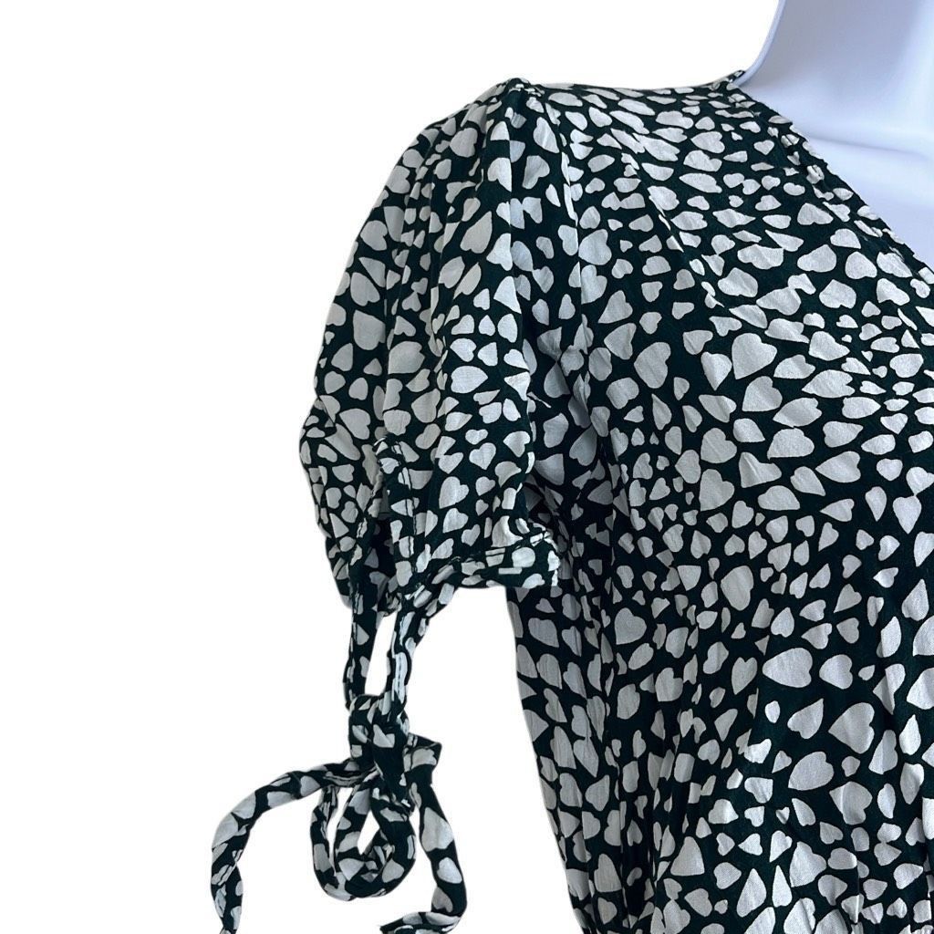 Anthropologie Anthropologie Rue Stiic XS Green White Laguna Heart Print Bu Size XS / US 0-2 / IT 36-38 - 5 Thumbnail