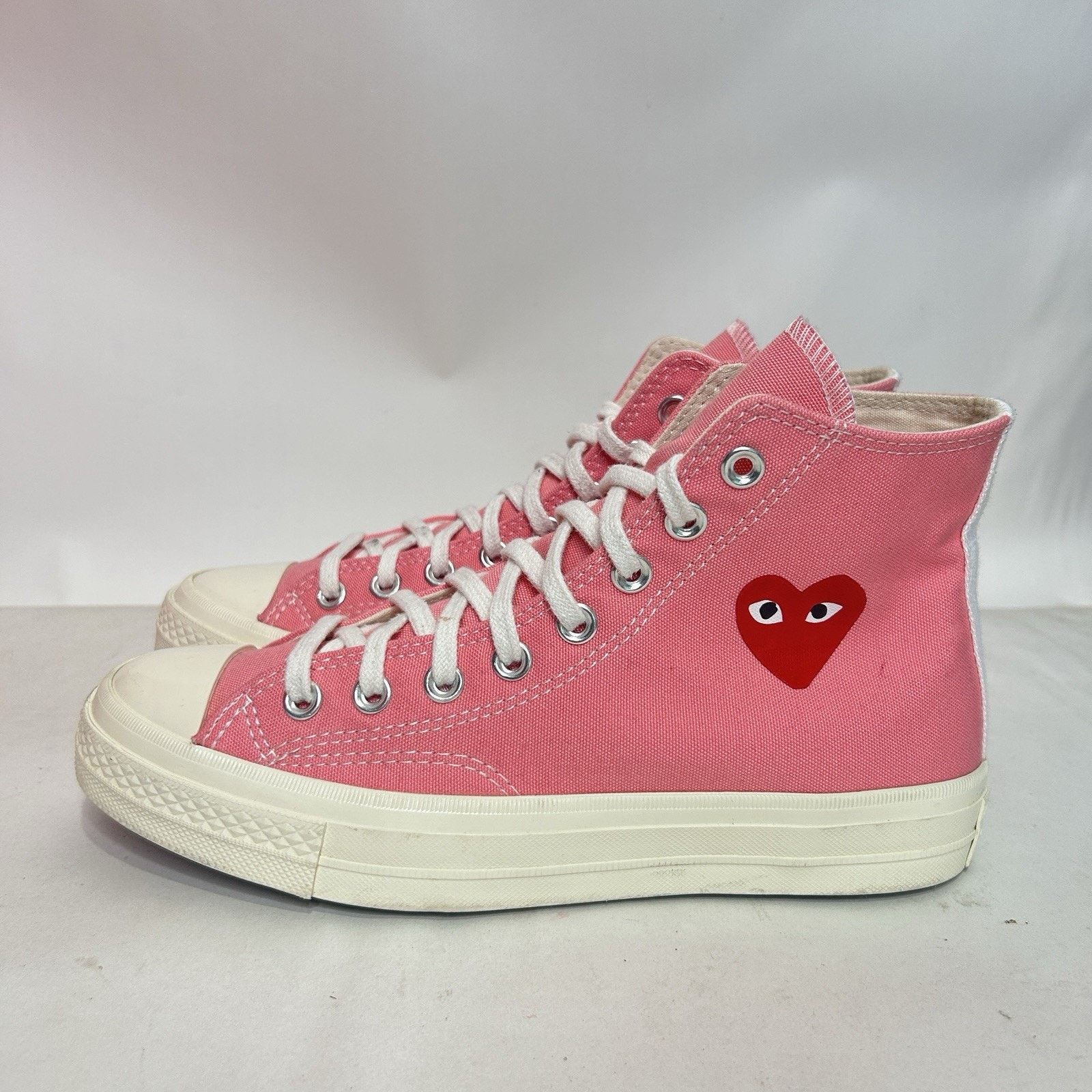 Converse Converse Chuck 70 High x Comme des Garcons Play “Pink” Size US 7.5 / EU 40-41 - 4 Thumbnail