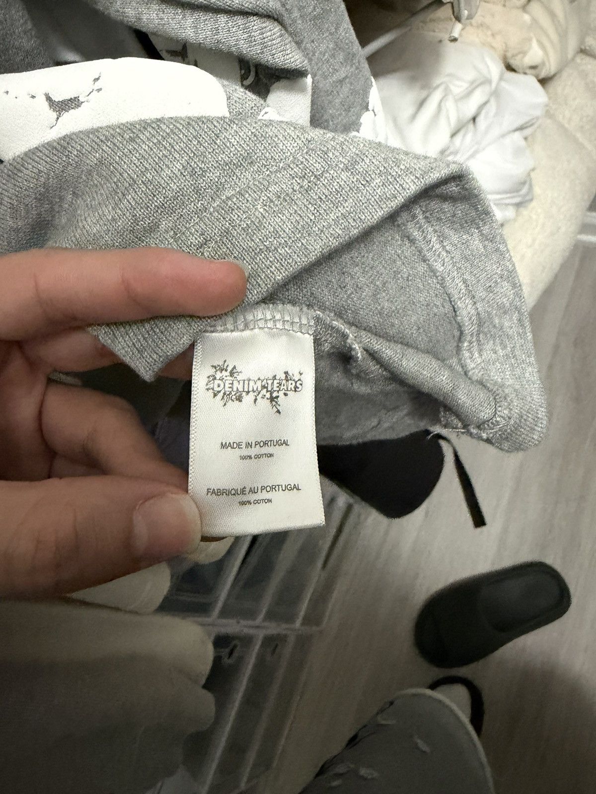 DENIM TEARS DENIM TEAR GRAY LONG SLEEVE! Size US S / EU 44-46 / 1 - 7 Thumbnail
