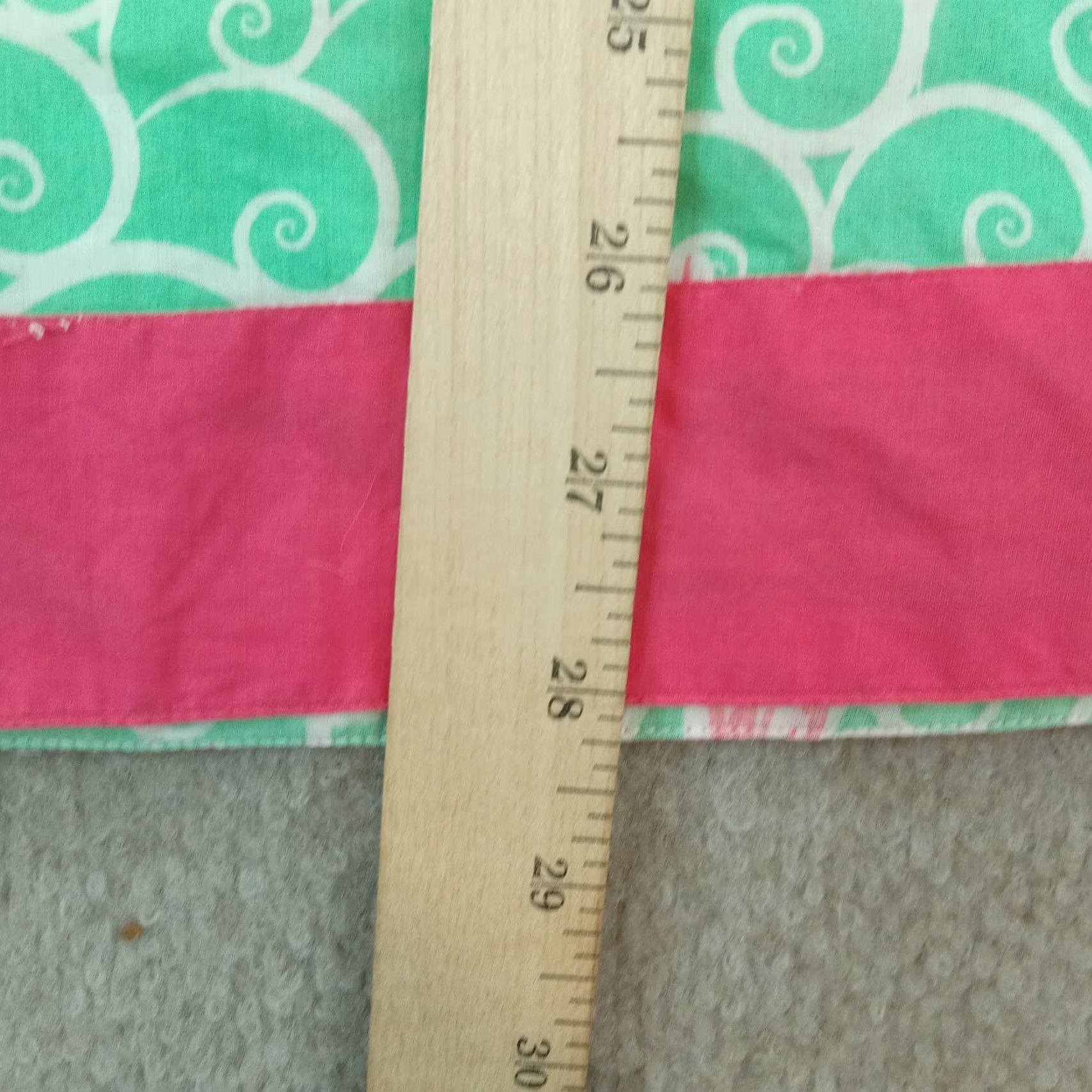 Pinko Simply Southern Pink Green Starfish 3/4 Sleeve Tunic Top Womens Small Cotton Knit Easy Care Size S / US 4 / IT 40 - 3 Thumbnail