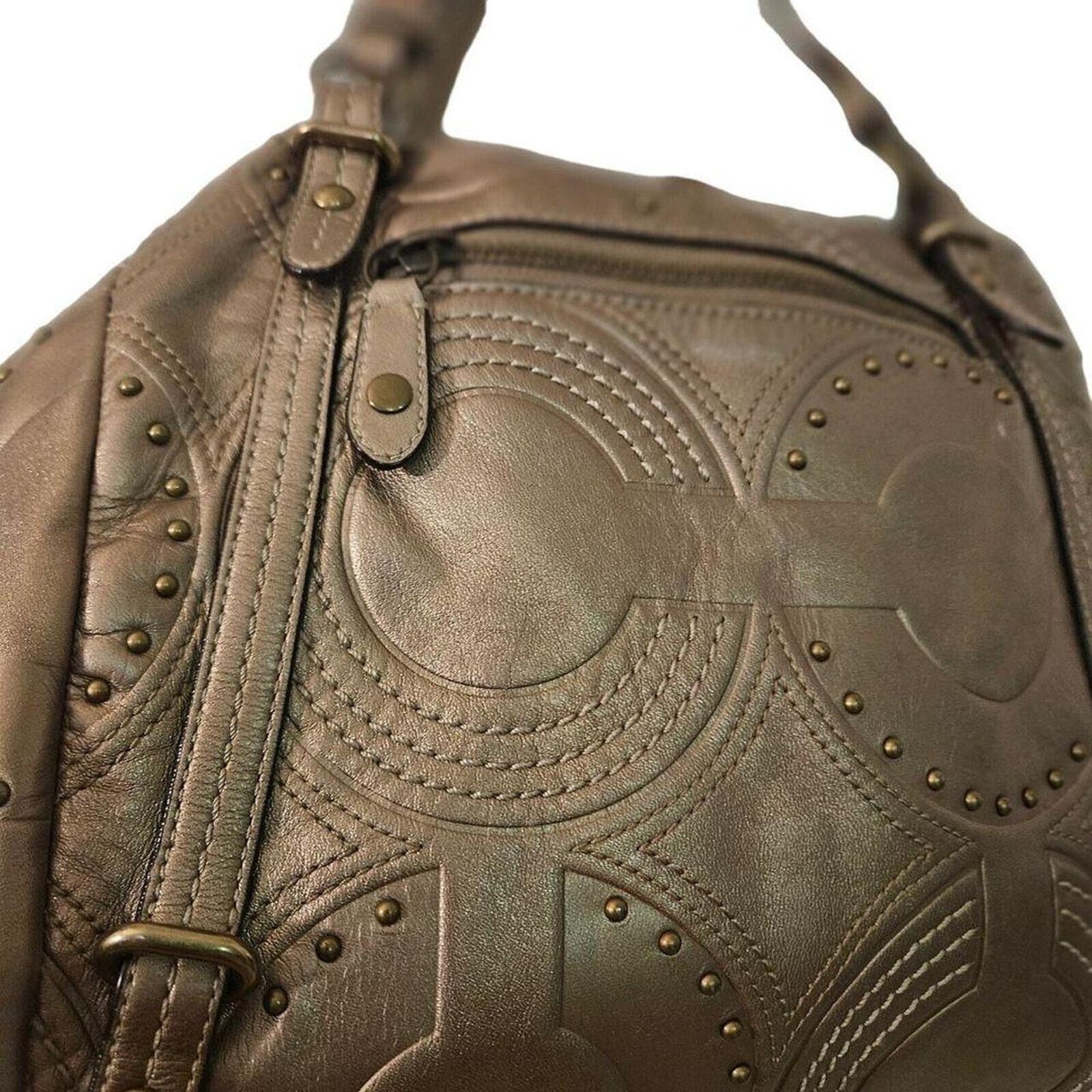 Coach Coach c1087 bronze metal embossed Size ONE SIZE - 7 Thumbnail
