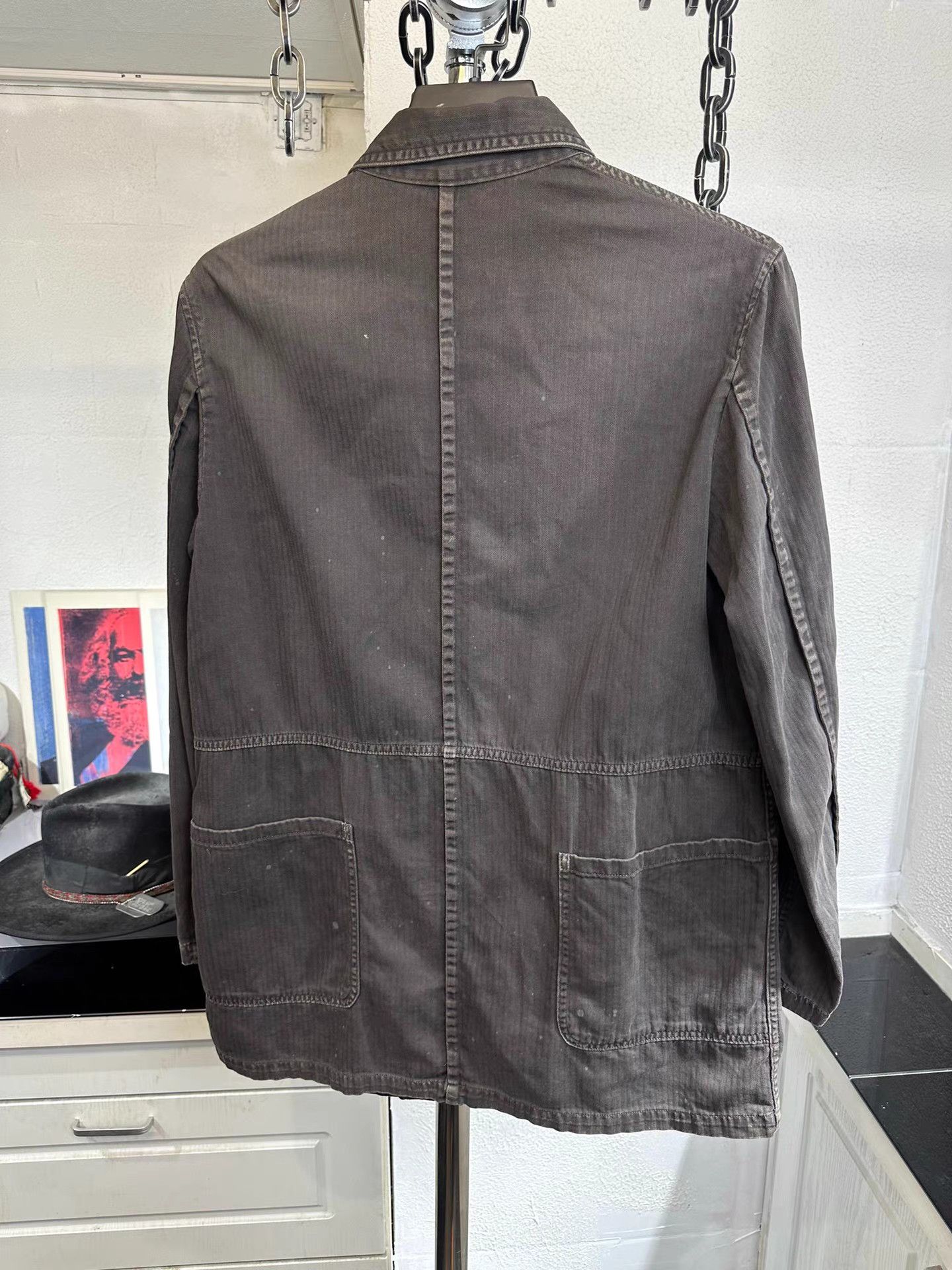 Undercover UNDERCOVER 11SS Washed Splatter French Worker Jacket K20 Size US M / EU 48-50 / 2 - 6 Thumbnail