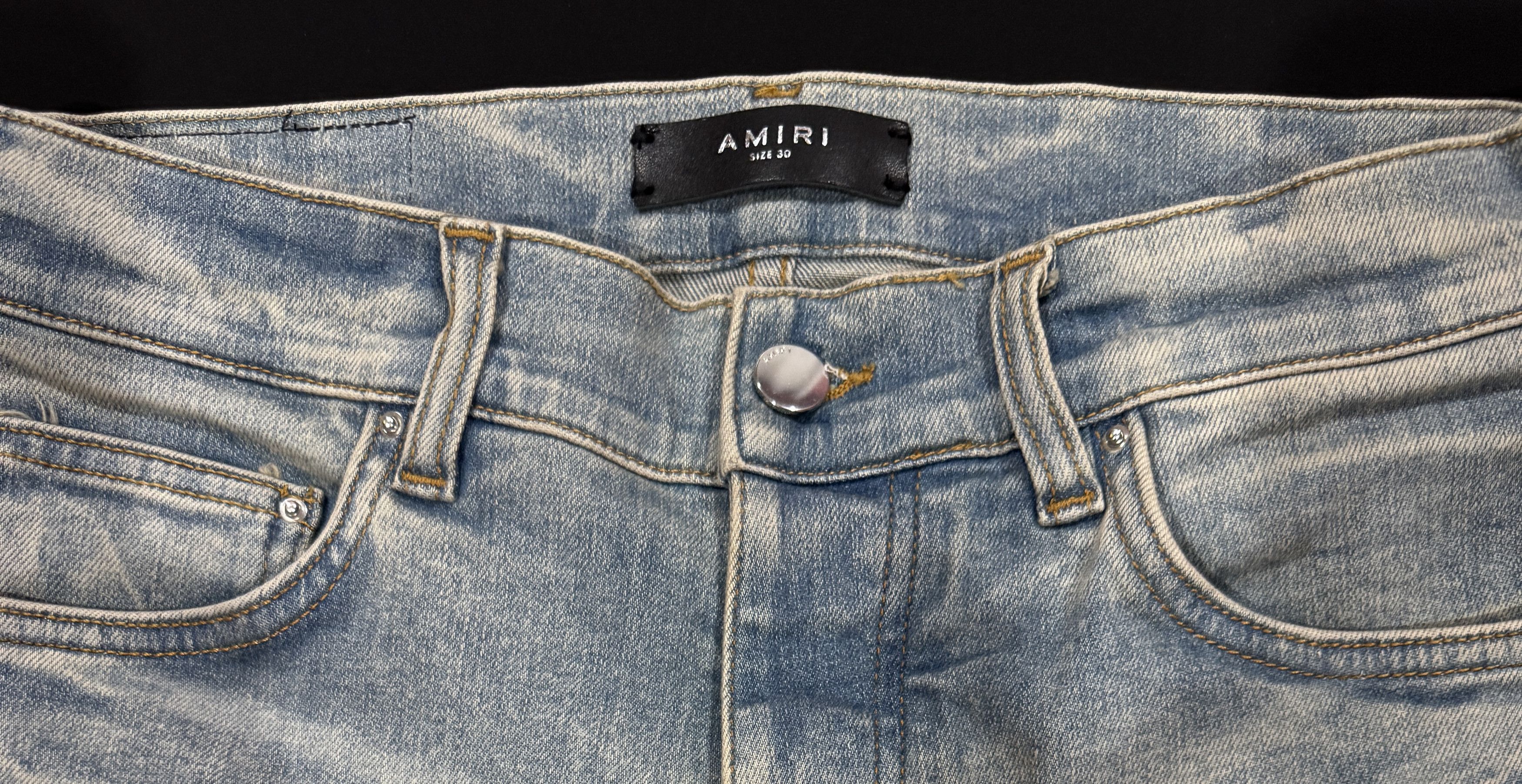 Amiri AMIRI STACK JEANS SIZE 30 Size US 30 / EU 46 - 2 Thumbnail