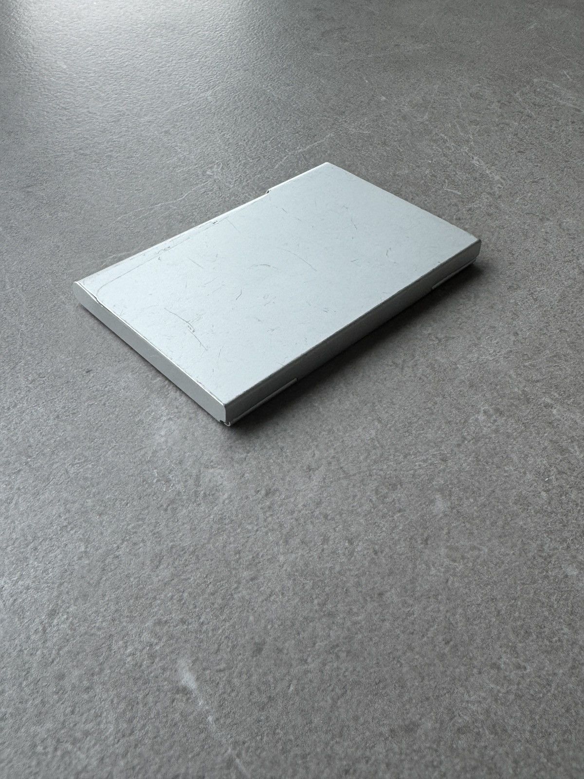 Japanese Brand Minimal Design Aluminium Super Light Card Holder Case Flip Box Size ONE SIZE - 7 Thumbnail