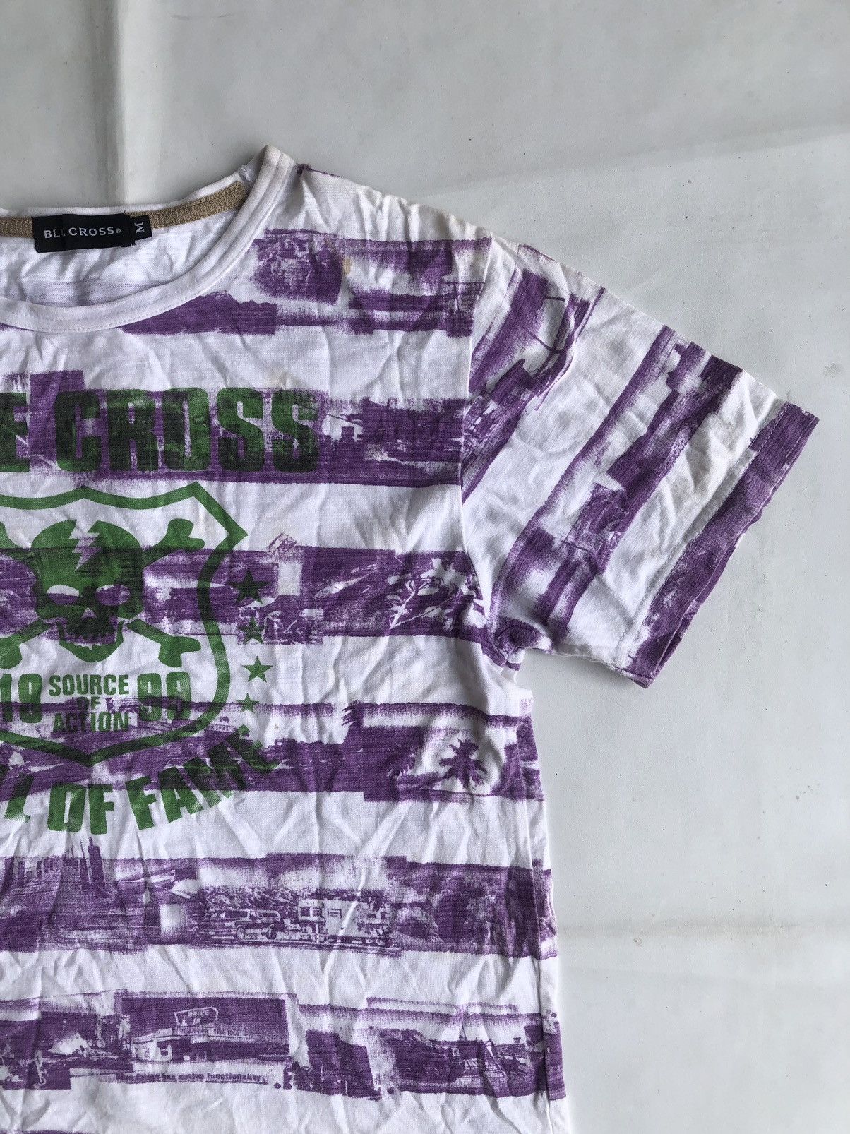 Hysteric Glamour Gothic Poem Blue Croos Skull Rock Punk Style Size US M / EU 48-50 / 2 - 3 Thumbnail
