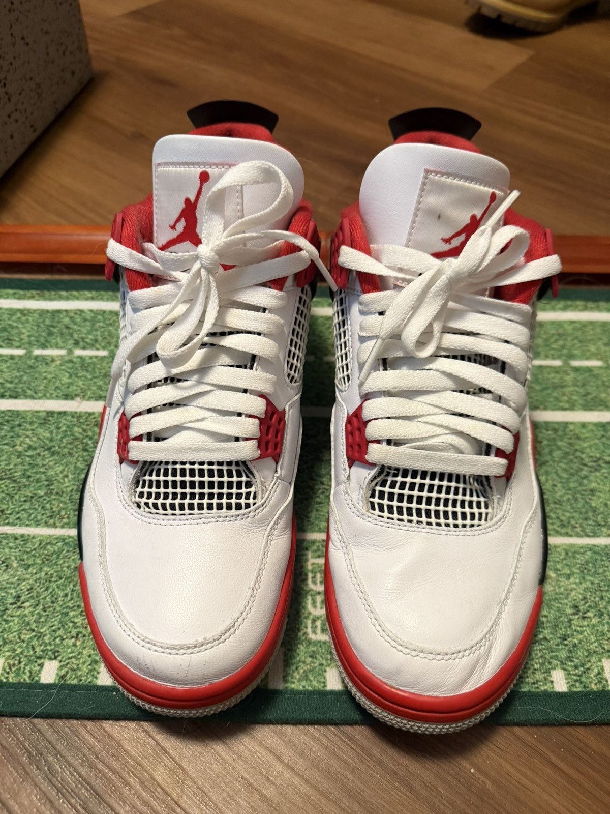 Jordan Brand Air jordan 4 retro fire red Size US 10 / EU 43 - 3 Thumbnail