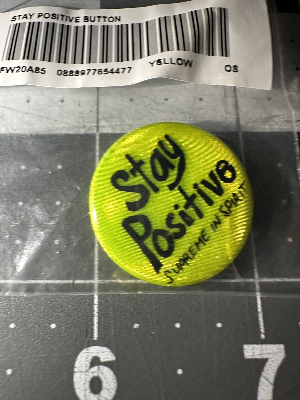 Supreme Supreme Stay Positive Pin Set Size ONE SIZE - 2 Thumbnail