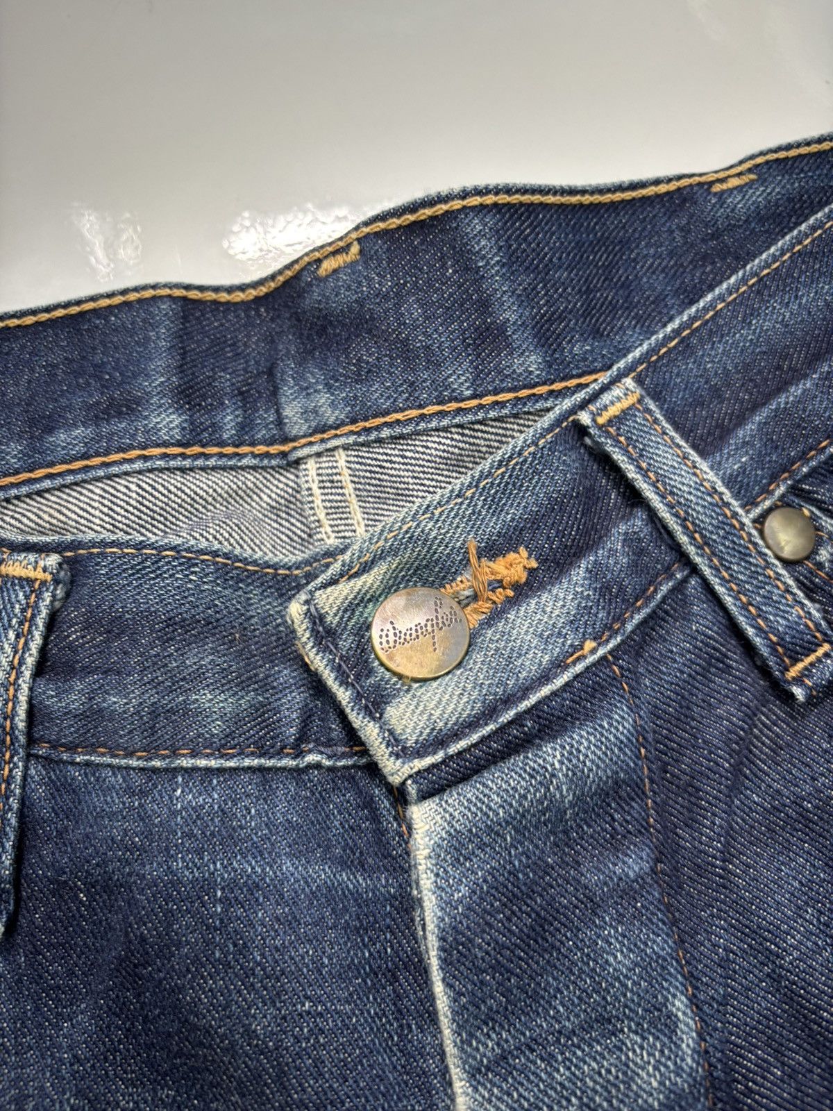 Acne Studios WRANGLER BLUE BELL'S DENIM JEANS BUTTON FLY Size US 29 - 9 Thumbnail