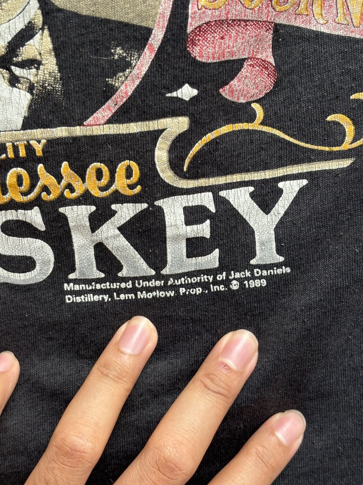 Vintage Thrashed Distressed 80s Faded JACK DANIEL’S Tank Tops Grunge Size US XXL / EU 58 / 5 - 3 Thumbnail