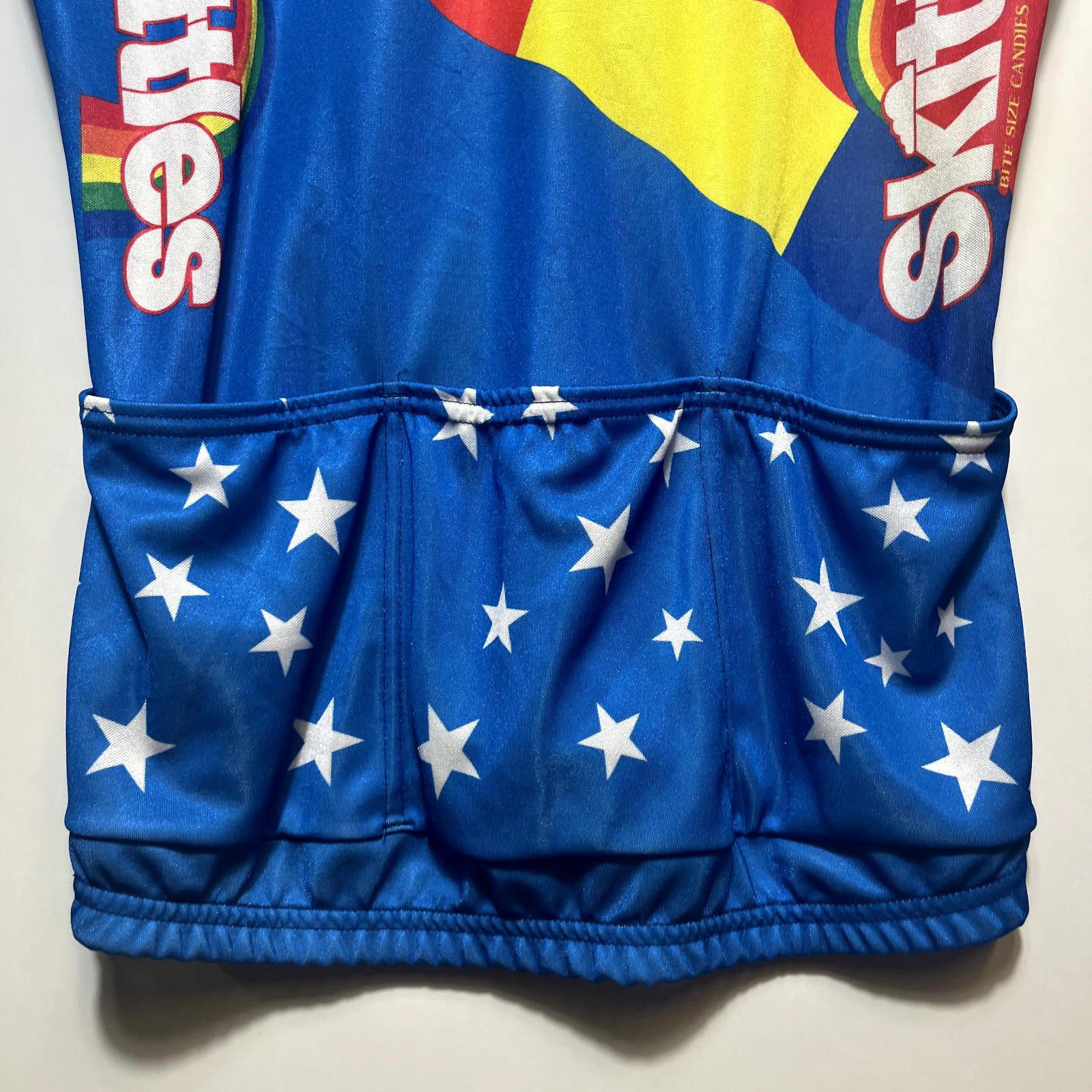 Descente × Vintage Vintage 1992 Team USA Descente Skittles Cycling Jersey M Size ONE SIZE - 10 Thumbnail