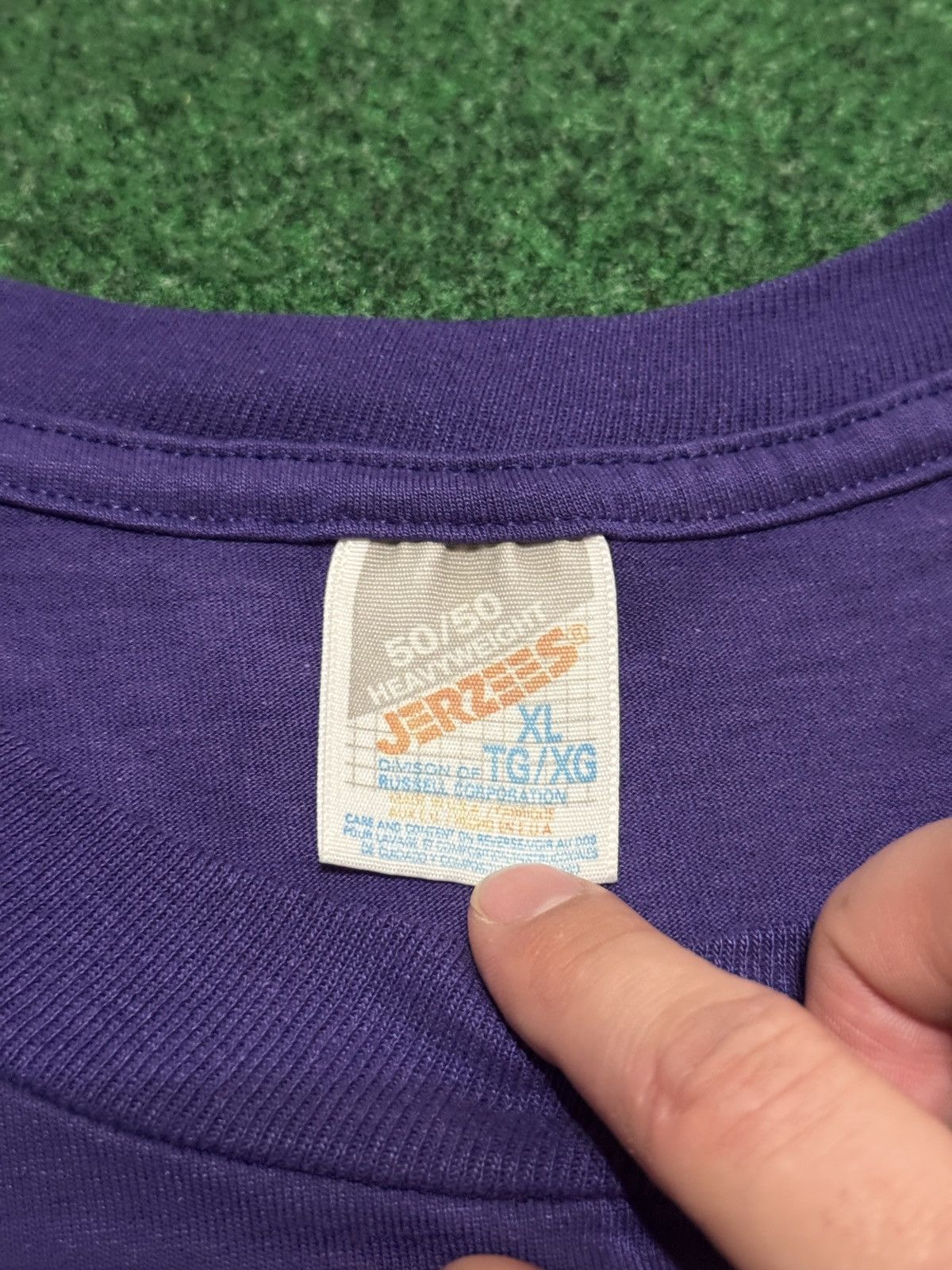 Jerzees × Vintage Vintage 90s Union City Minnesota Moose RARE Hockey T Shirt Size US XL / EU 56 / 4 - 3 Thumbnail