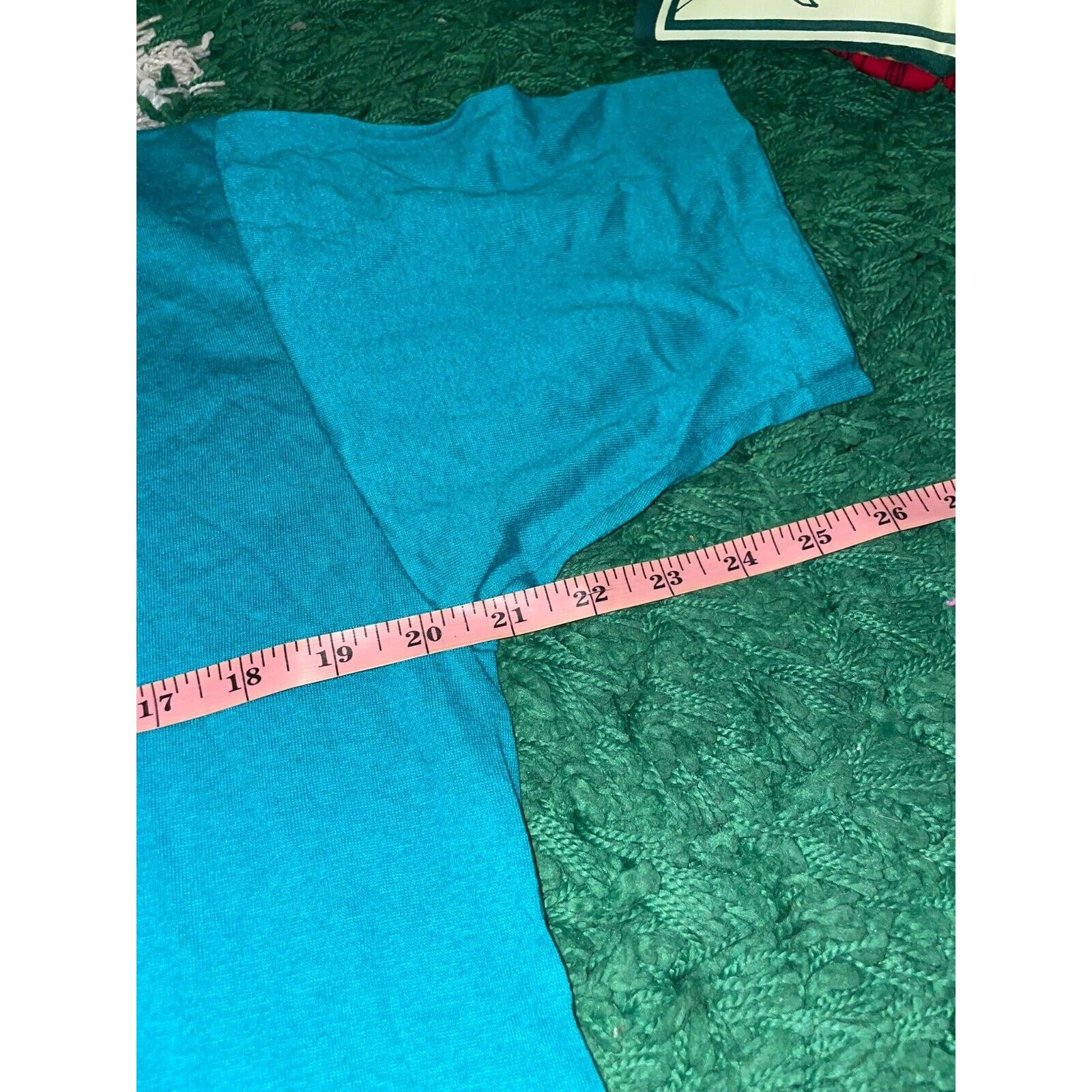 Jerzees Vintage Lancaster Shirt Pennsylvania Tee Teal 1988 80s Large Size US L / EU 52-54 / 3 - 11 Thumbnail