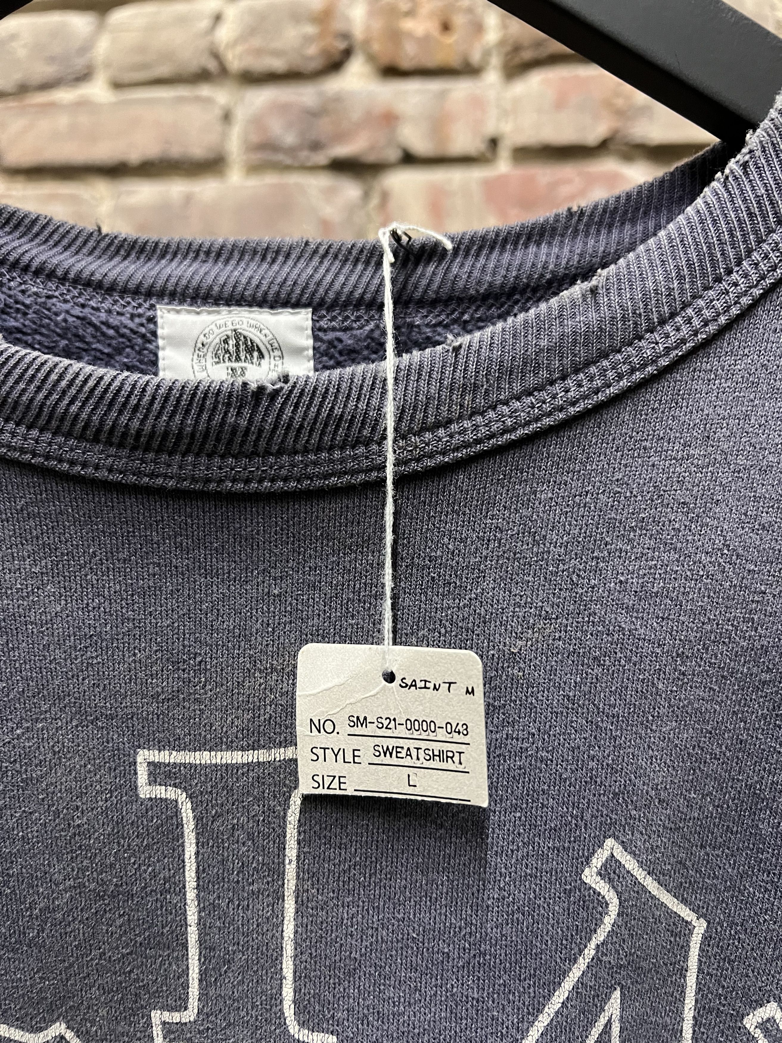 DENIM TEARS × Saint Michael Denim Tears x Saint Michael Saint Tears Crewneck Size US L / EU 52-54 / 3 - 6 Thumbnail