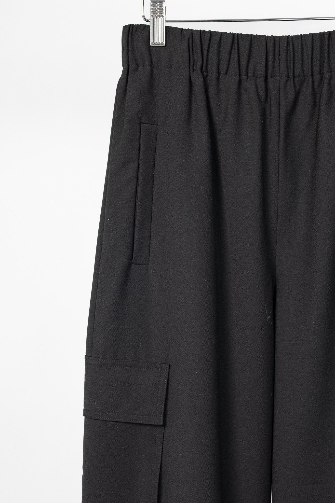 Tibi Tibi Wilt Black Tropical Wool Pull-On Jogger Size 28" / US 6 / IT 42 - 4 Thumbnail