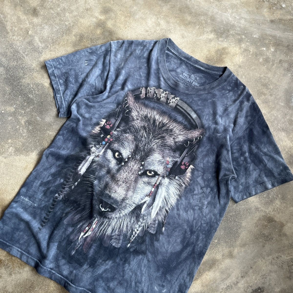 The Mountain T-Shirt The Mountain Tie Dyed Wolf Size US M / EU 48-50 / 2 - 2 Thumbnail