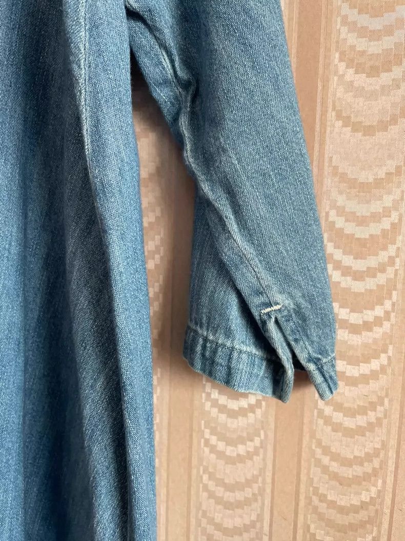 Kapital Vintage Kapital Denim Dress in Blue-2506 Size 22" - 7 Thumbnail
