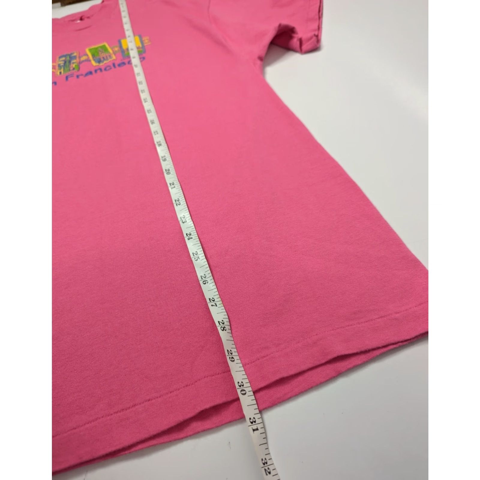 Hanes VINTAGE Hanes Beefy T-Shirt Mens XL Pink Cotton Single Stitch Crew Neck Short Sleeve San Francisco Size US XL / EU 56 / 4 - 5 Thumbnail