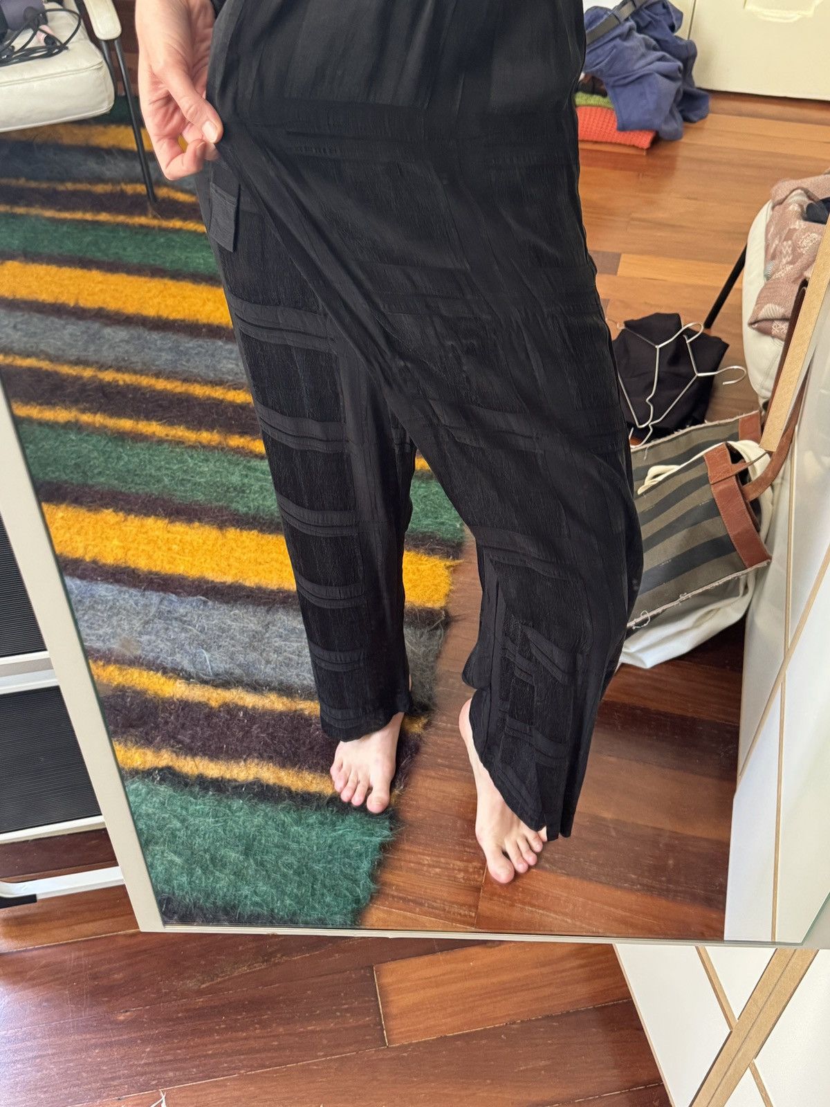 Mara Hoffman Mara Hoffmann Structured asymmetrical black jumpsuit Size 27" / US 4 / IT 40 - 6 Thumbnail