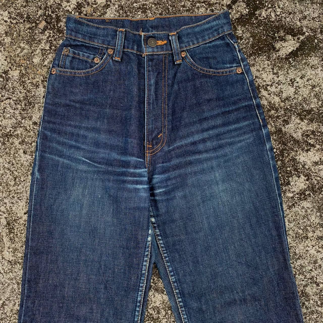 Levi's Vintage Clothing Vintage Levis 515 Jeans Blue Wash Denim Distressed Size US 27 - 3 Thumbnail