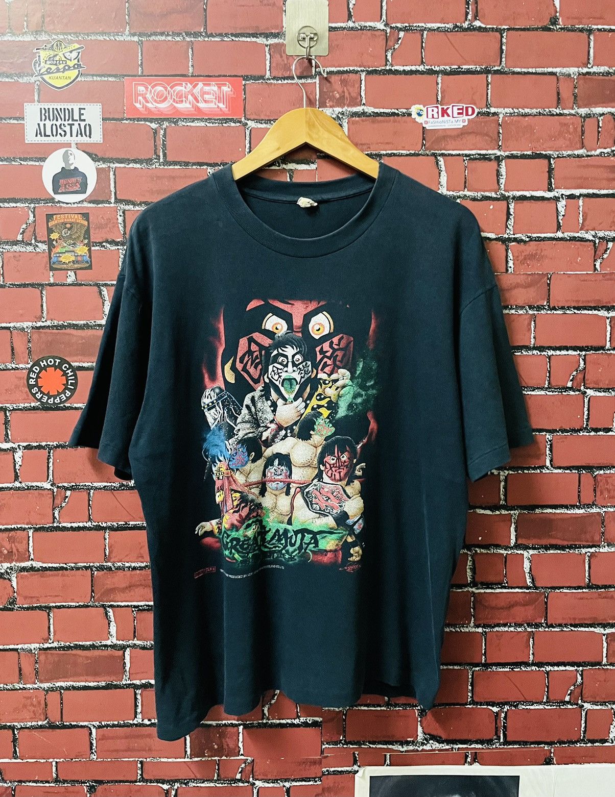 Vintage VINTAGE WWE/WCW JAPAN SUPERSTARZ 90s Size US XL / EU 56 / 4 - 1 Thumbnail