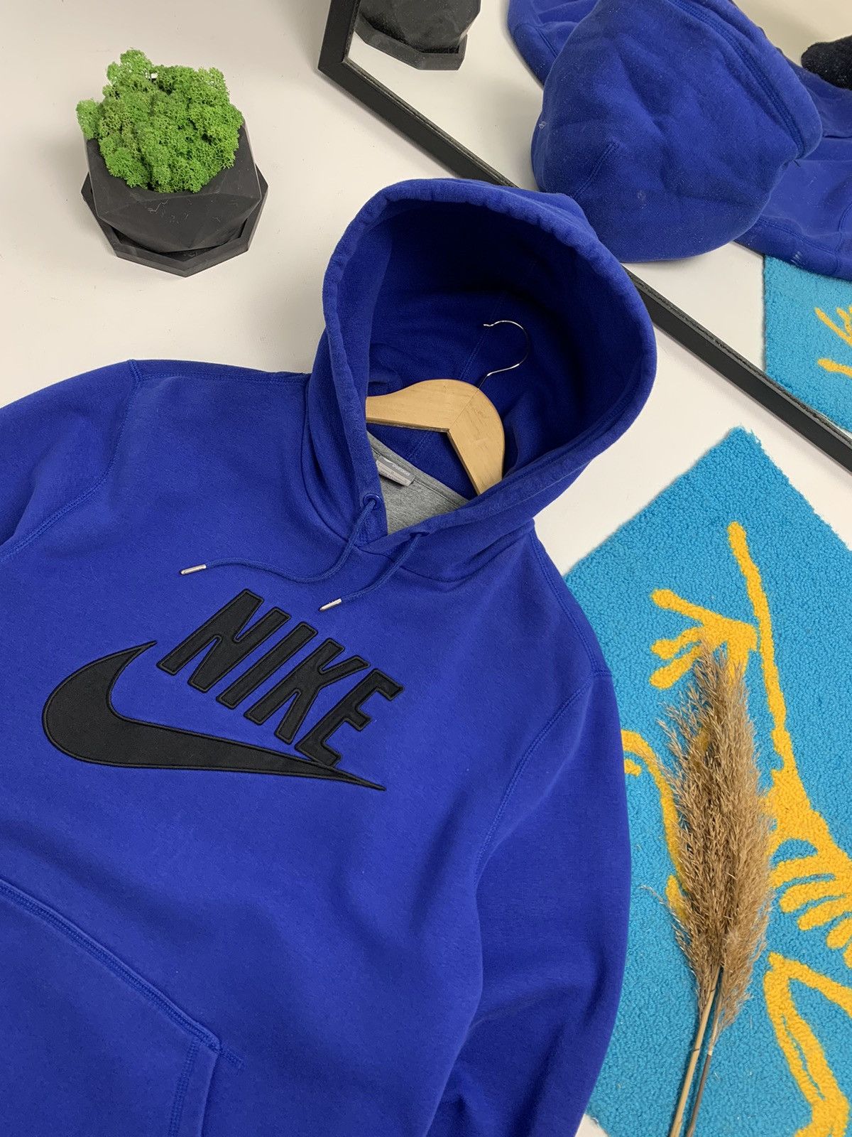 Nike × Vintage Vintage Nike 90’s Big logo Hoodie Size US L / EU 52-54 / 3 - 6 Thumbnail