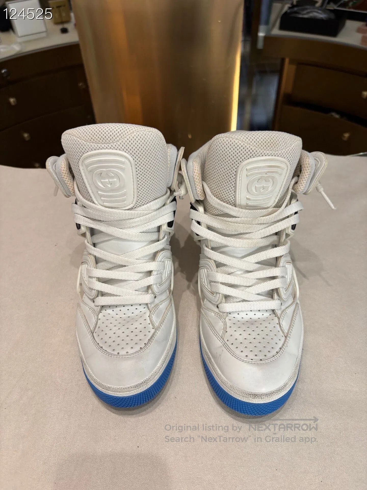 Gucci Gucci Basket Distressed High. Size US 4.5 / IT 34.5 - 1 Thumbnail