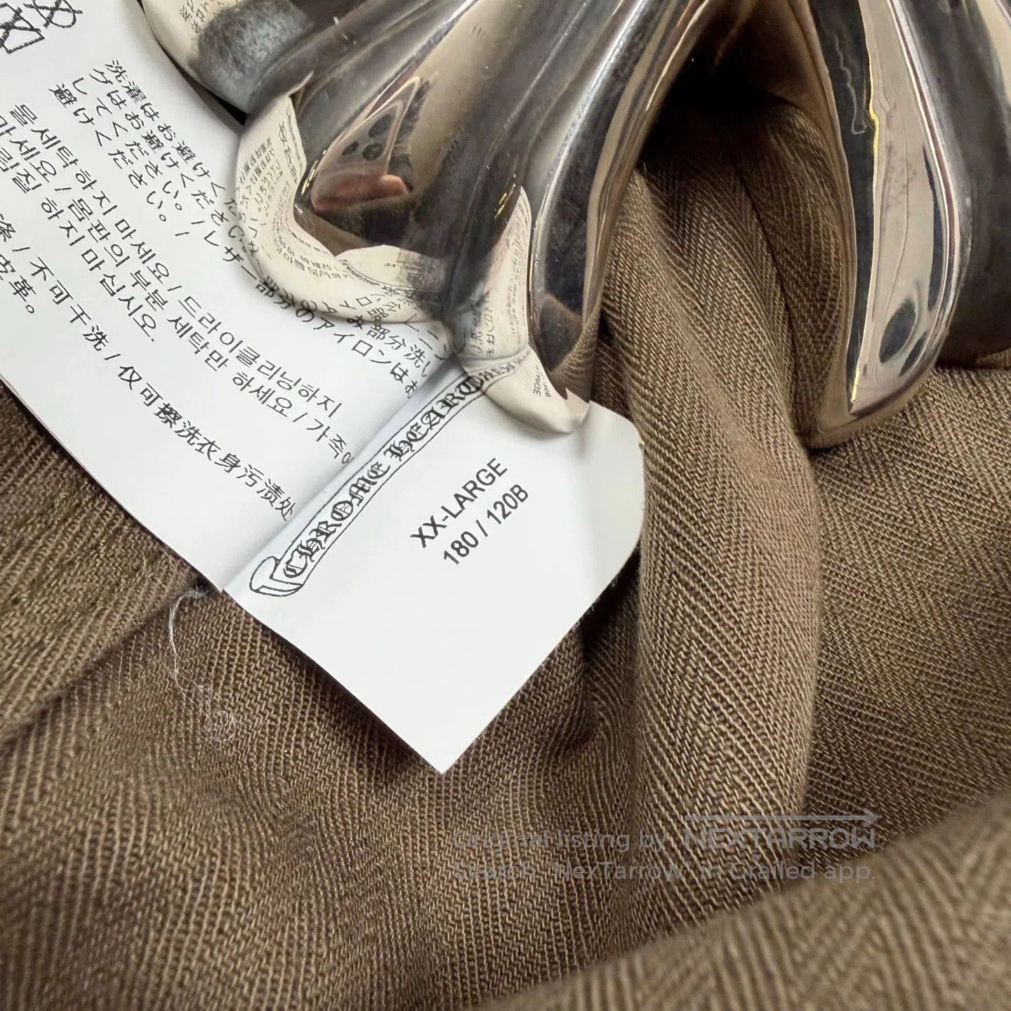 Chrome Hearts chrome hearts olive green flower patch shirt. Size US XXL / EU 58 / 5 - 3 Thumbnail