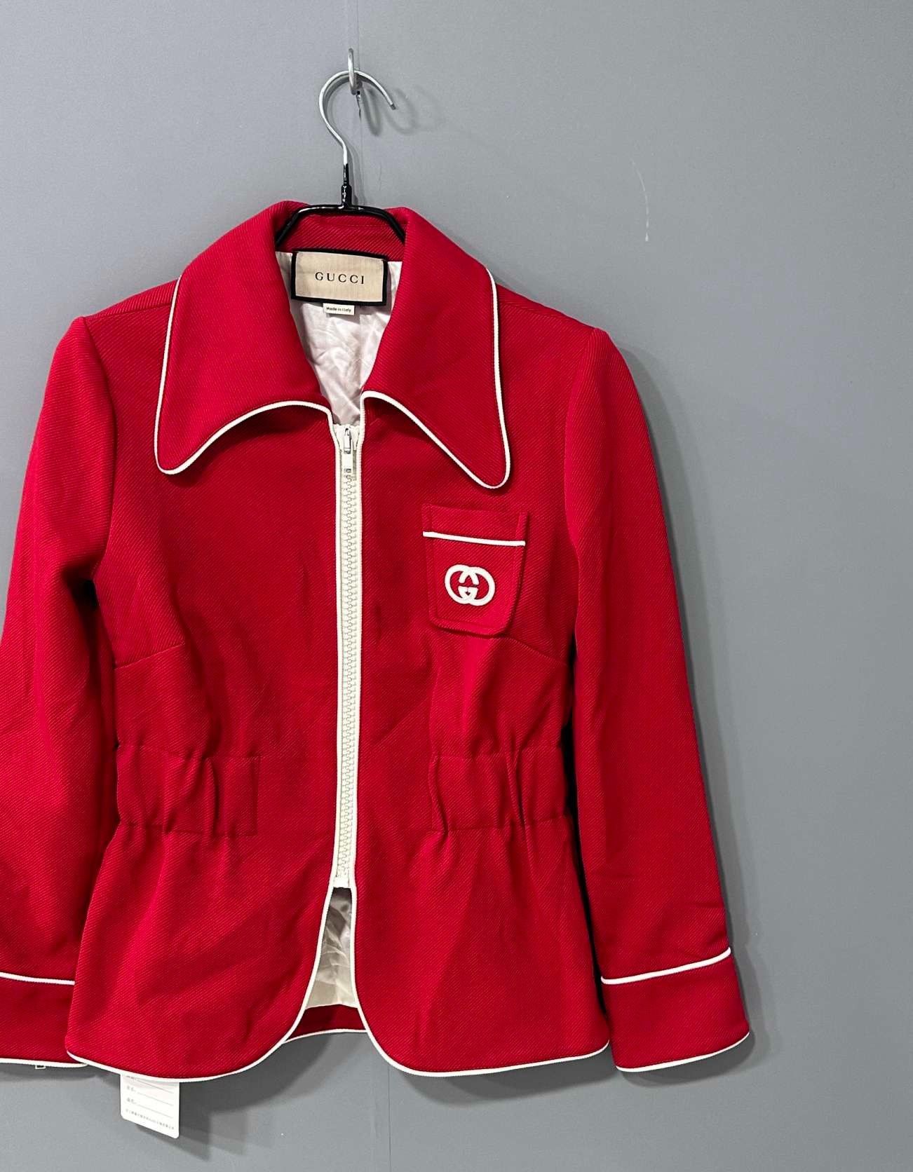 Gucci Gucci red zipper jacket 2501-Nextarrow Size US S / EU 44-46 / 1 - 2 Thumbnail