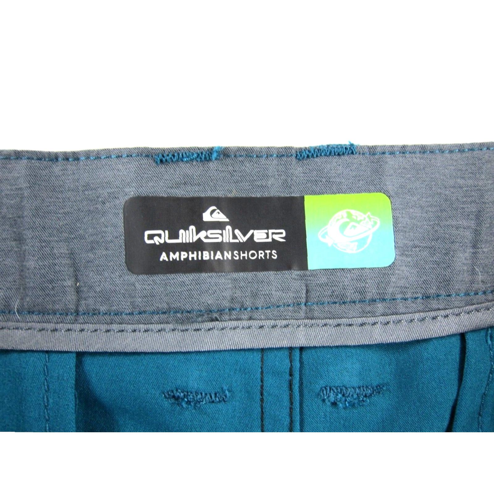 Quiksilver Quiksilver Amphibian Teal Green Pocket Stretch Surf Board Chino Short Men 38 Size US 38 / EU 54 - 3 Thumbnail