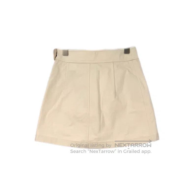Hermes Hermes Beige Waist Buckle Short Skirt Size 24" / US 00 / IT 34 - 2 Thumbnail