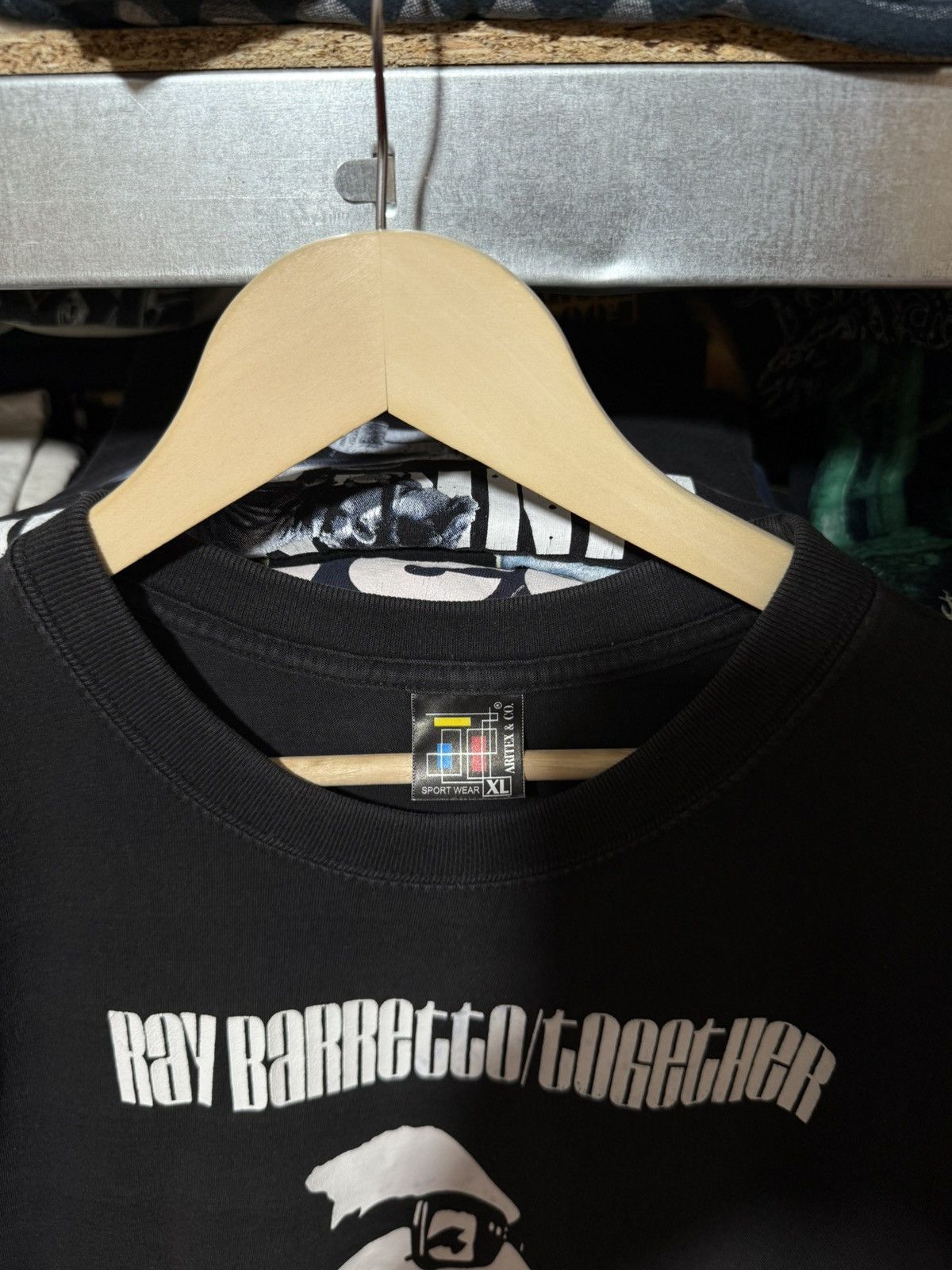 Vintage Vintage 90’s Ray Barretto Together Tour T-Shirt Y2K Hype Size US XL / EU 56 / 4 - 5 Thumbnail