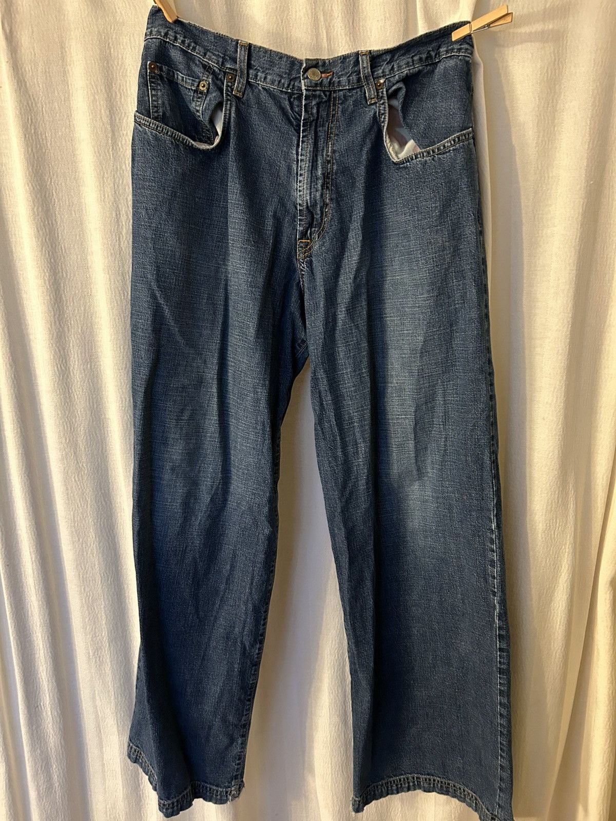 Lucky Brand Jeans: lucky brand red label distressed sz 32 sz 6 md in us Size 32" / US 10 / IT 46 - 1 Thumbnail
