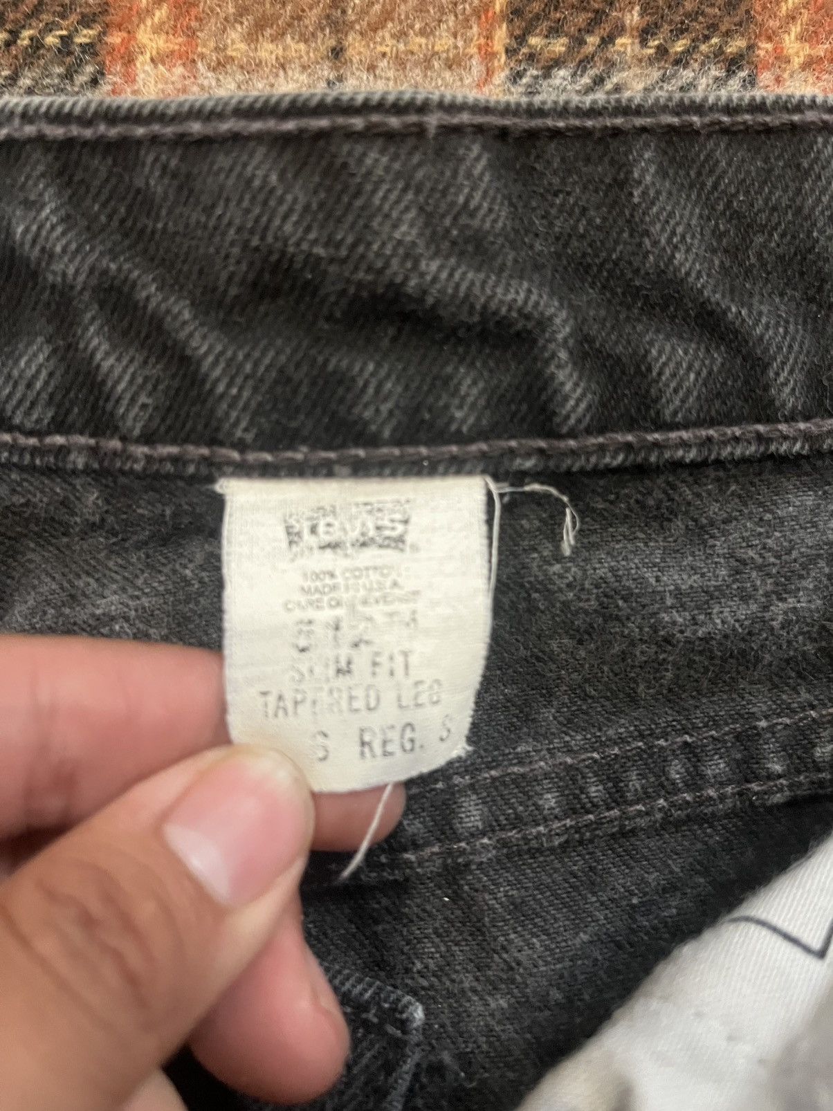 Levi's Vintage 90’s Levi’s 512 Made in USA Small denim Jenas 27” Size 27" / US 4 / IT 40 - 6 Thumbnail