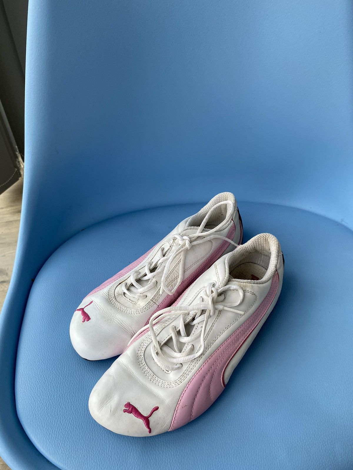 Puma × Vintage Puma Speedcat vintage leather sneakers Size US 5.5 / EU 38 - 4 Thumbnail