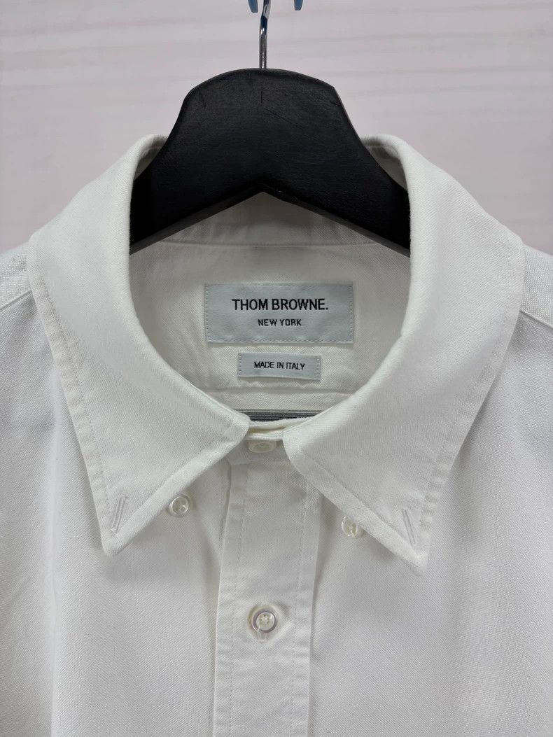 Thom Browne Thom Browne A red and black four-striped shirt Size US S / EU 44-46 / 1 - 3 Thumbnail
