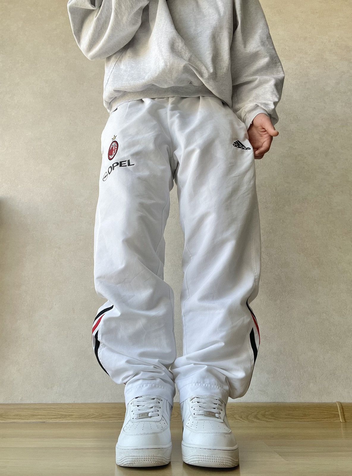 Vintage AC Milan x Adidas Opel 2003/04 Training Pants Y2K