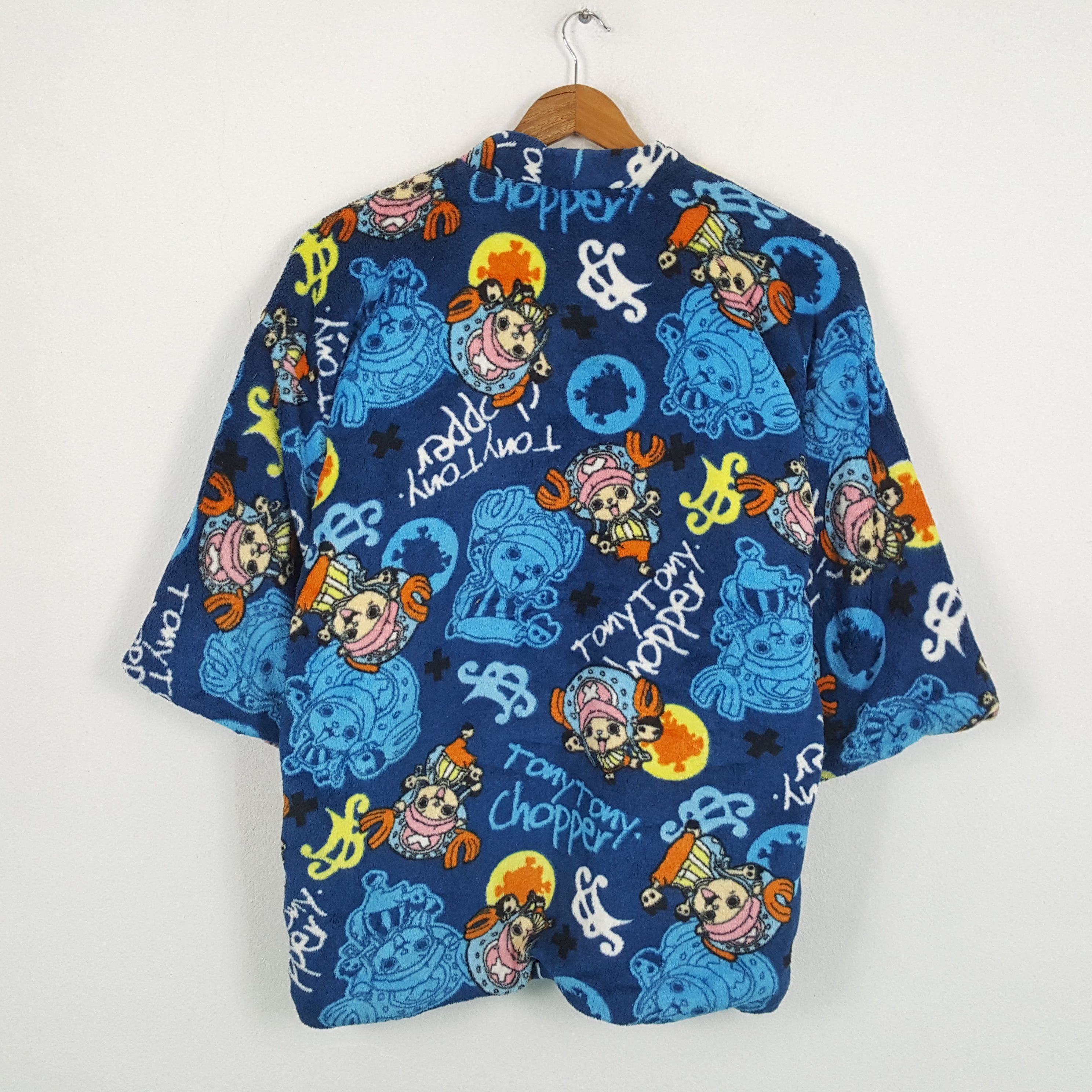 One Piece × Vintage Vintage ONE PIECE Japanese Animated Series Kimono Jacket Size US L / EU 52-54 / 3 - 3 Thumbnail